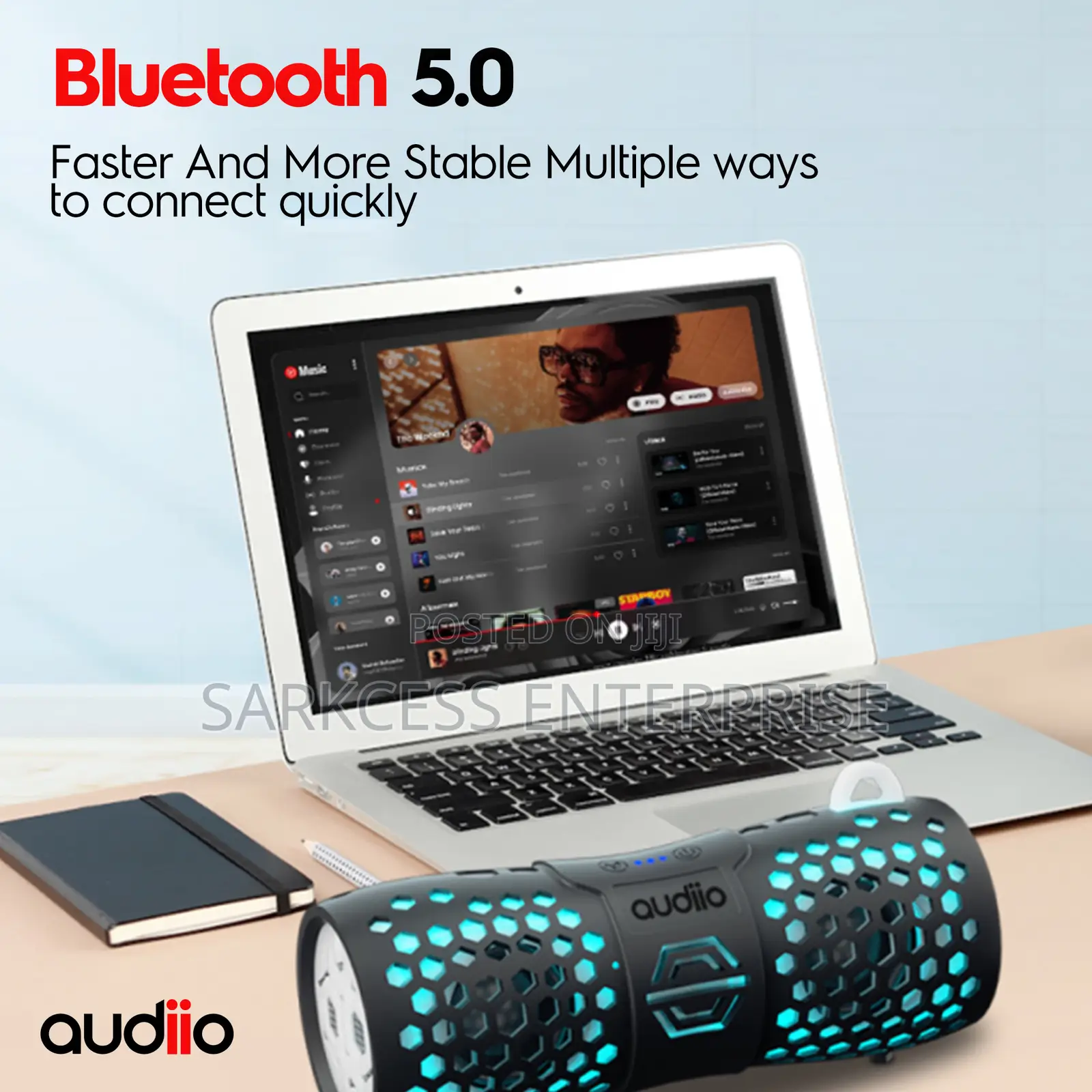 Audiio Hivolt B30L Portable Speaker: Lights, Sound,