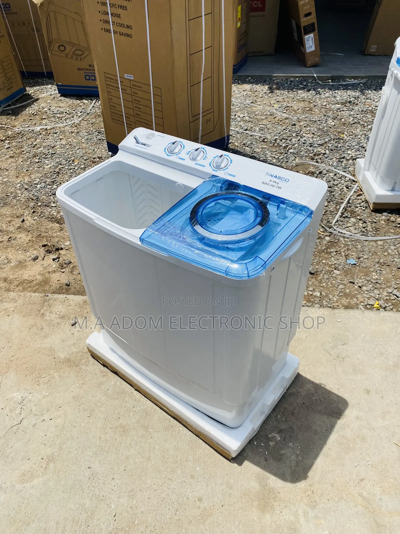 Reliable and Effective Nasco 7kg Top Load Washing Machine.
