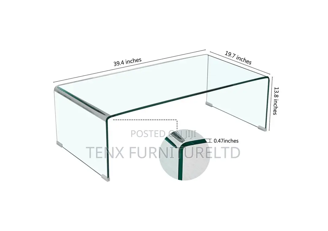 Coffee Table (Glass All Edges)