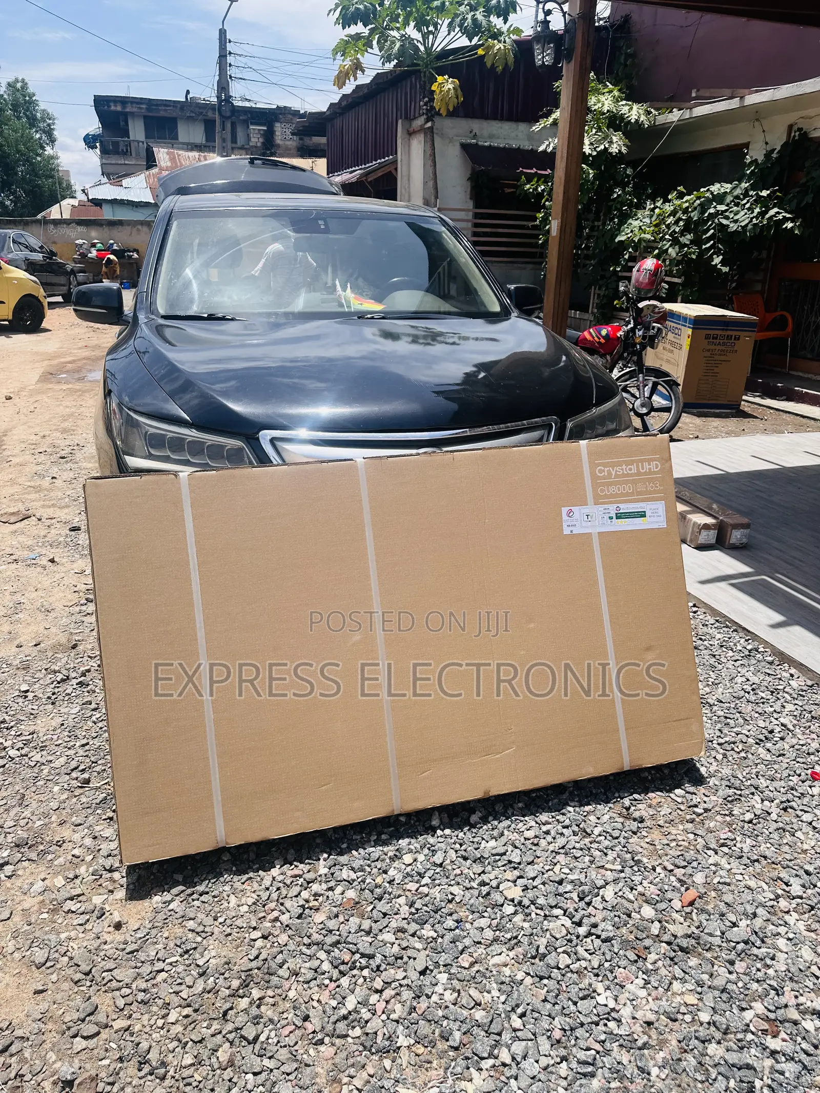 Samsung 65”Cu8000 UHD Smart Screen  Glossy LED Tv. 