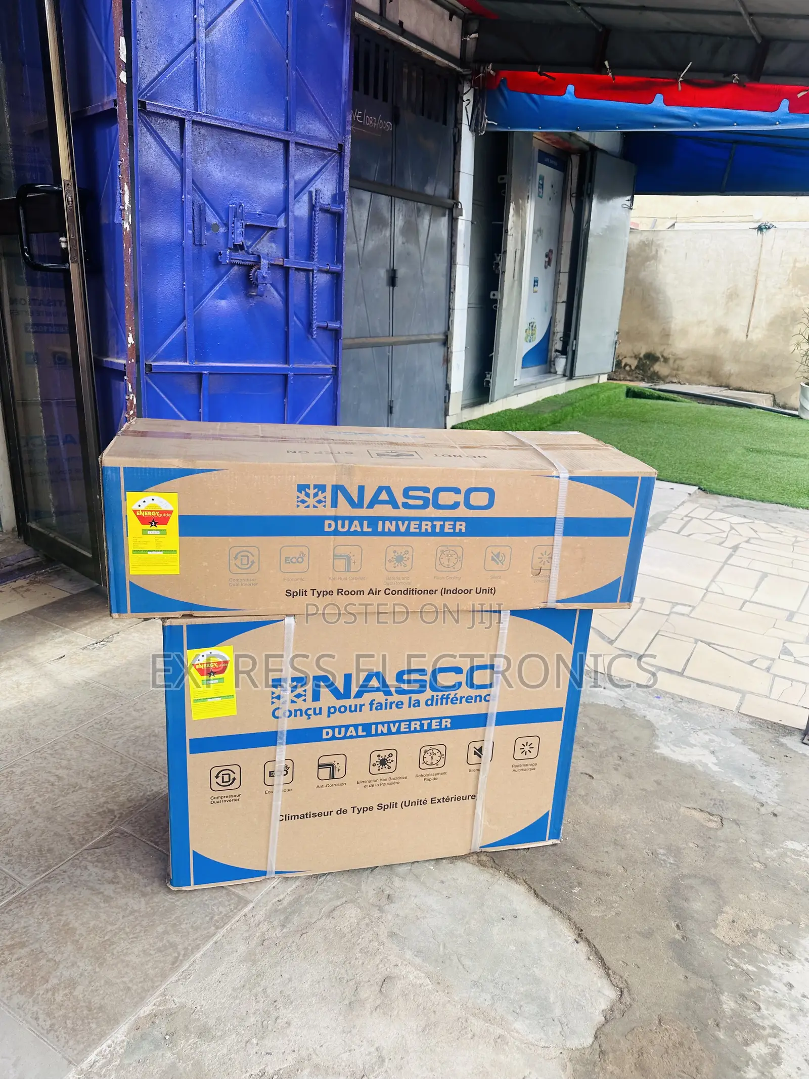 Dual Inverter Nasco 2.0hp Split R410 White Airconditioner