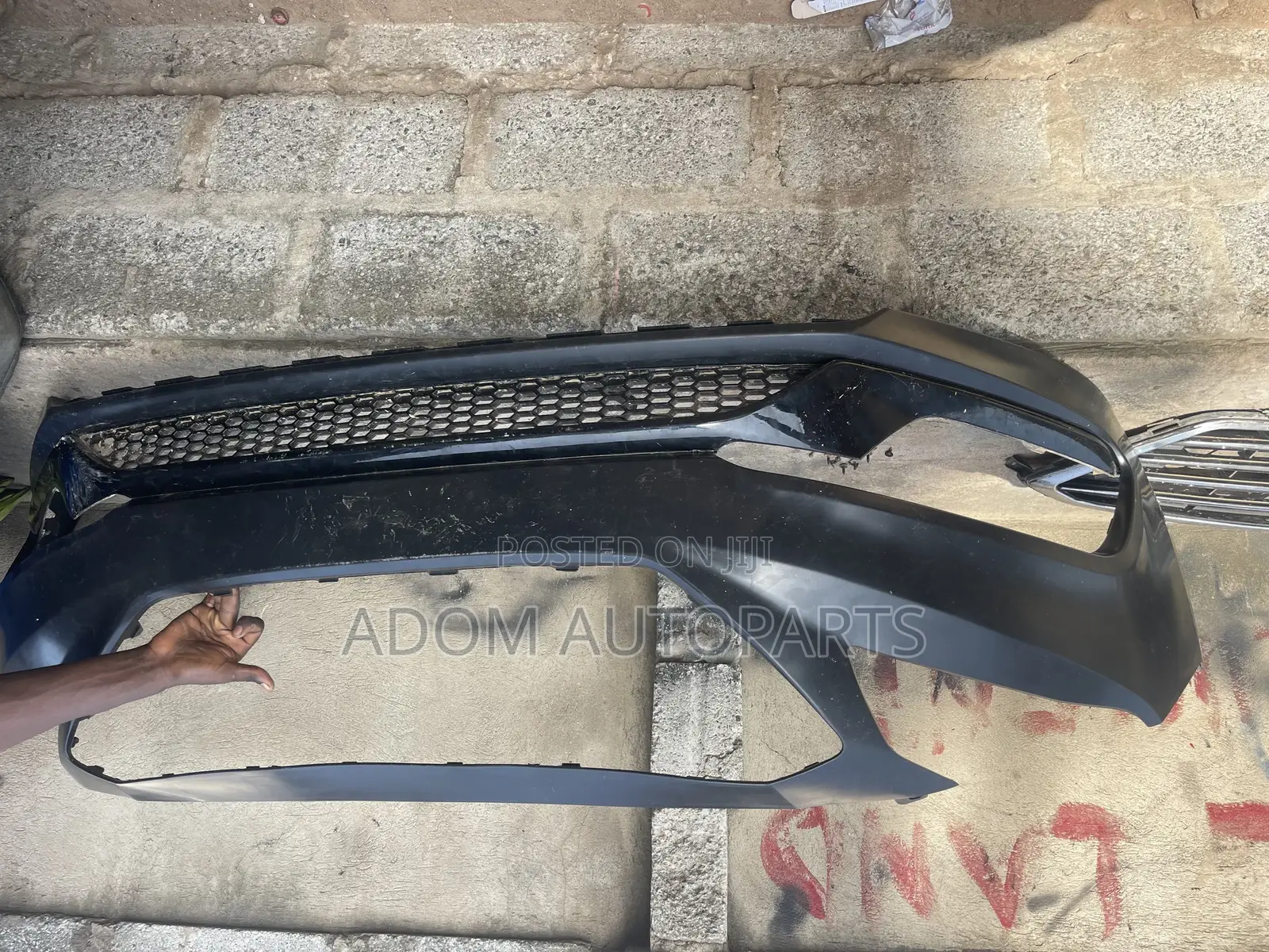Sonata Front Bumper and Lower Grill Net 2015 2016 2017