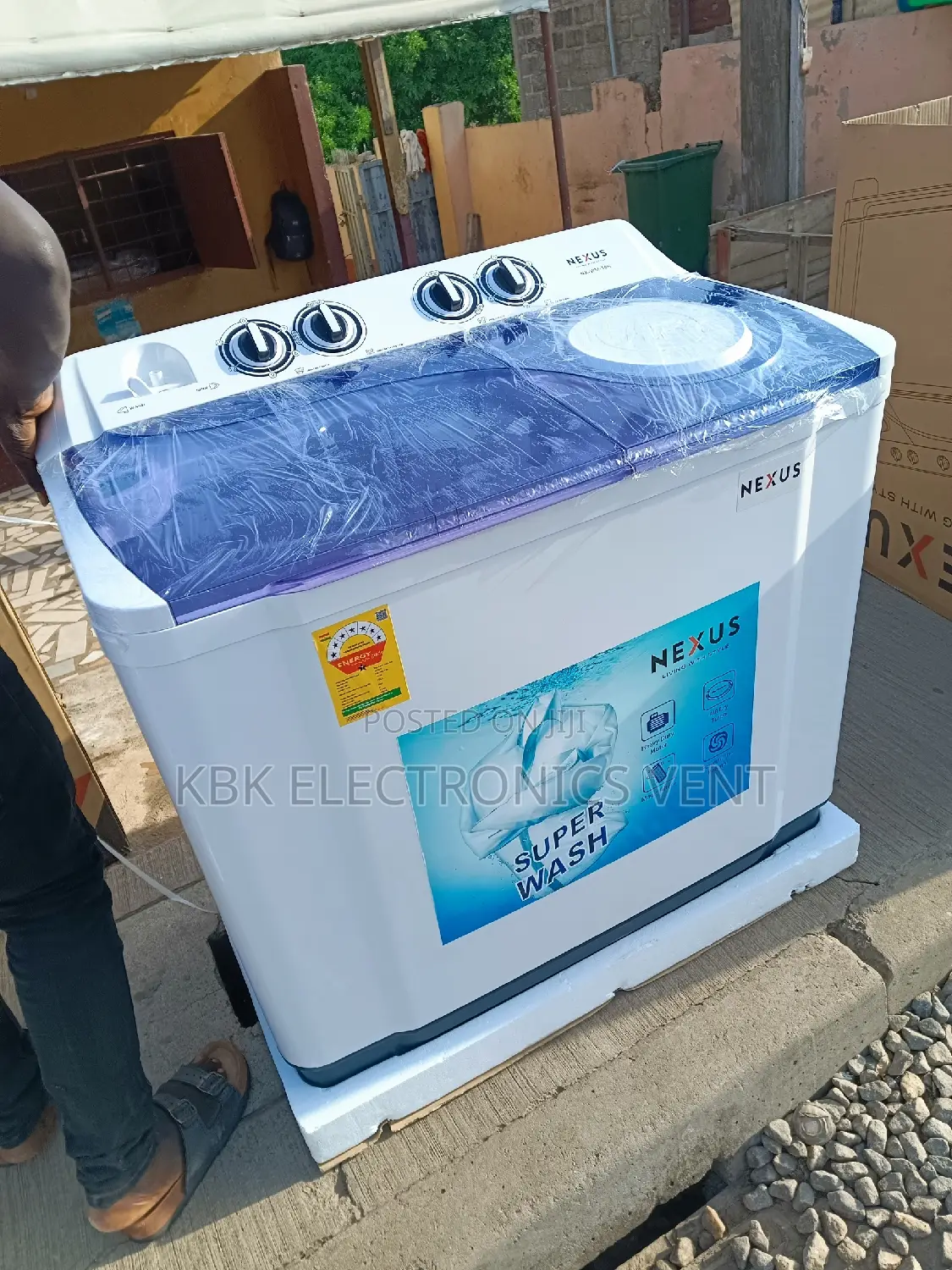 Nexus 15kg Twin Tub Washing Machine