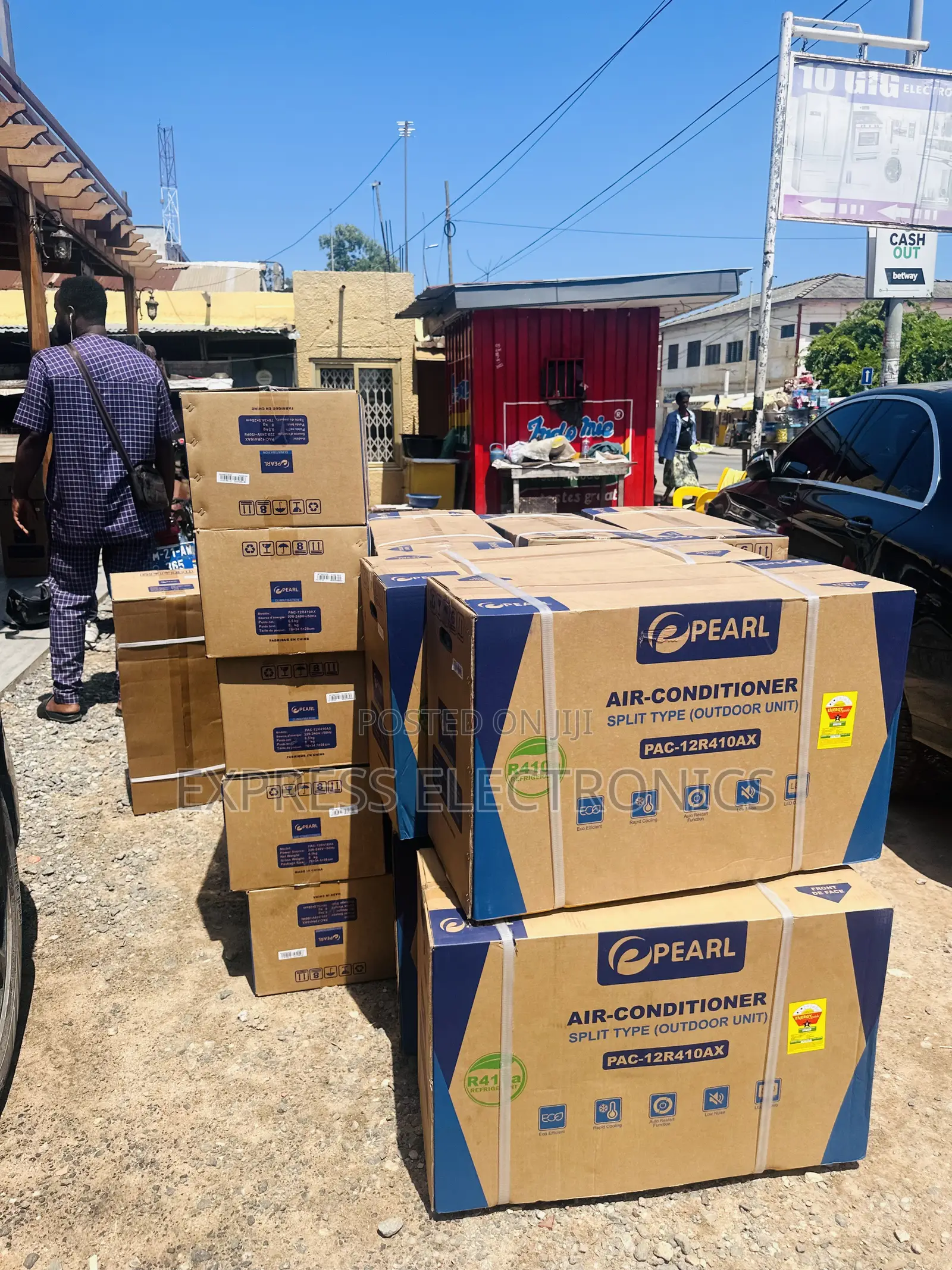Get a New Pearl White Air Conditioner 1.5hp R410.