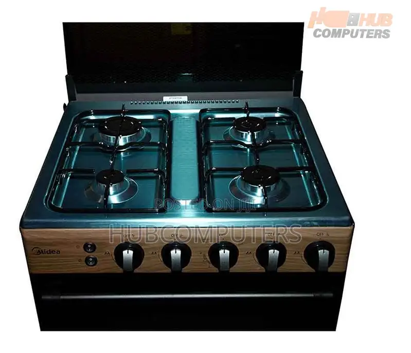 Midea -Bmg6060-Wd Gas Cooker 4 Burner 60x60