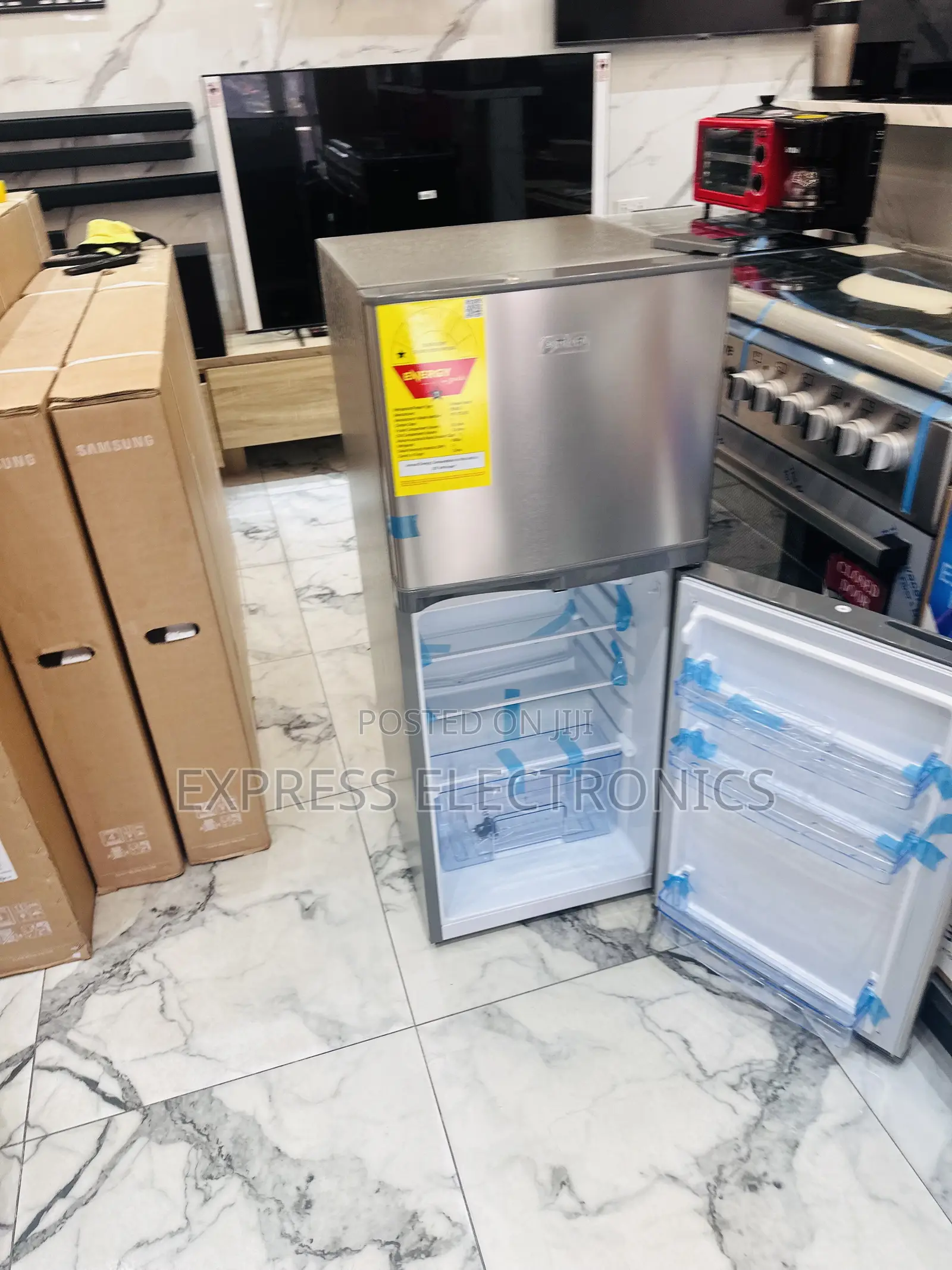 16T Double Door Fridge Pearl 