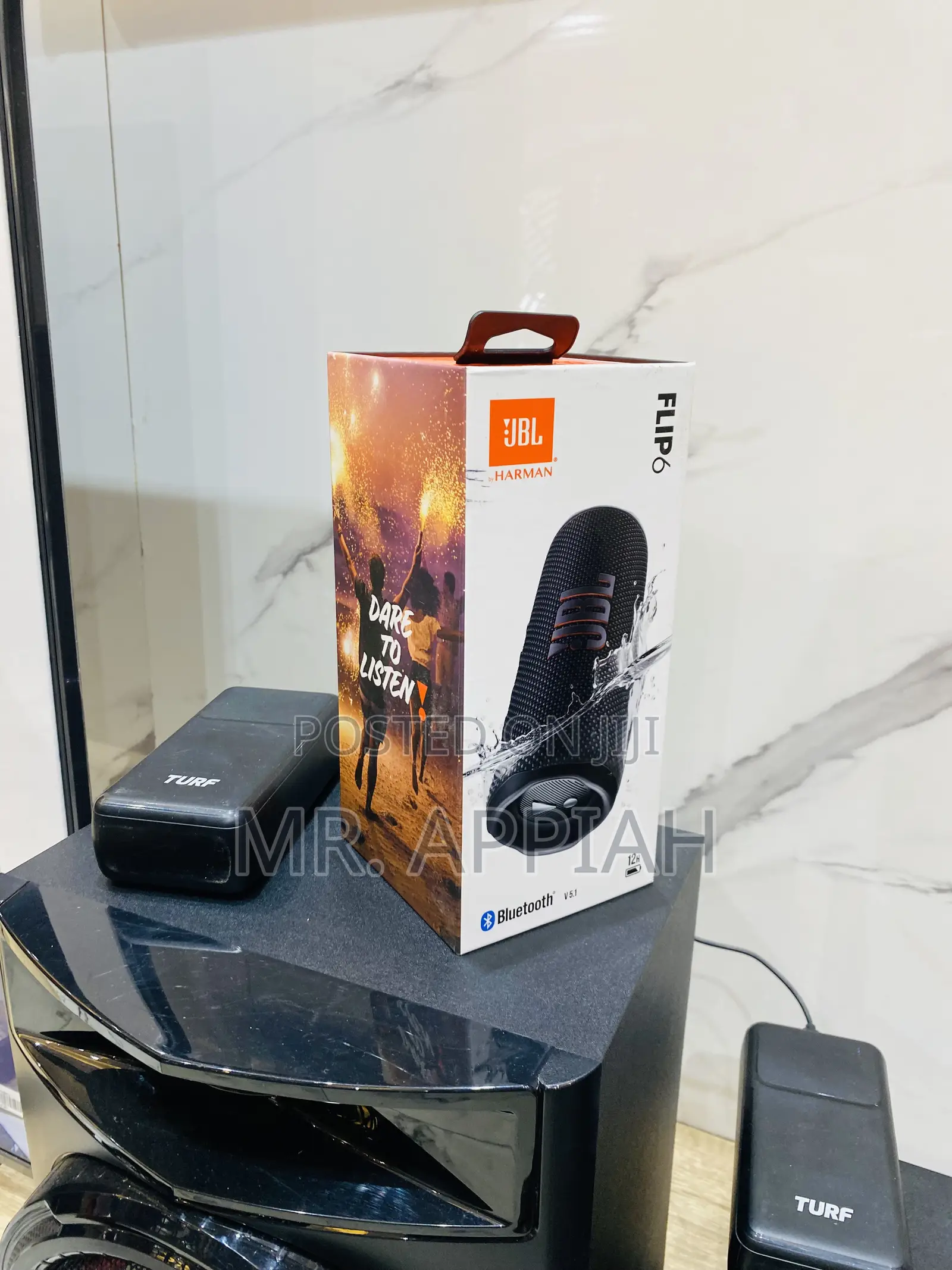 JBL FLIP 6 Portable Wireless Bluetooth Speaker IP67(Black)
