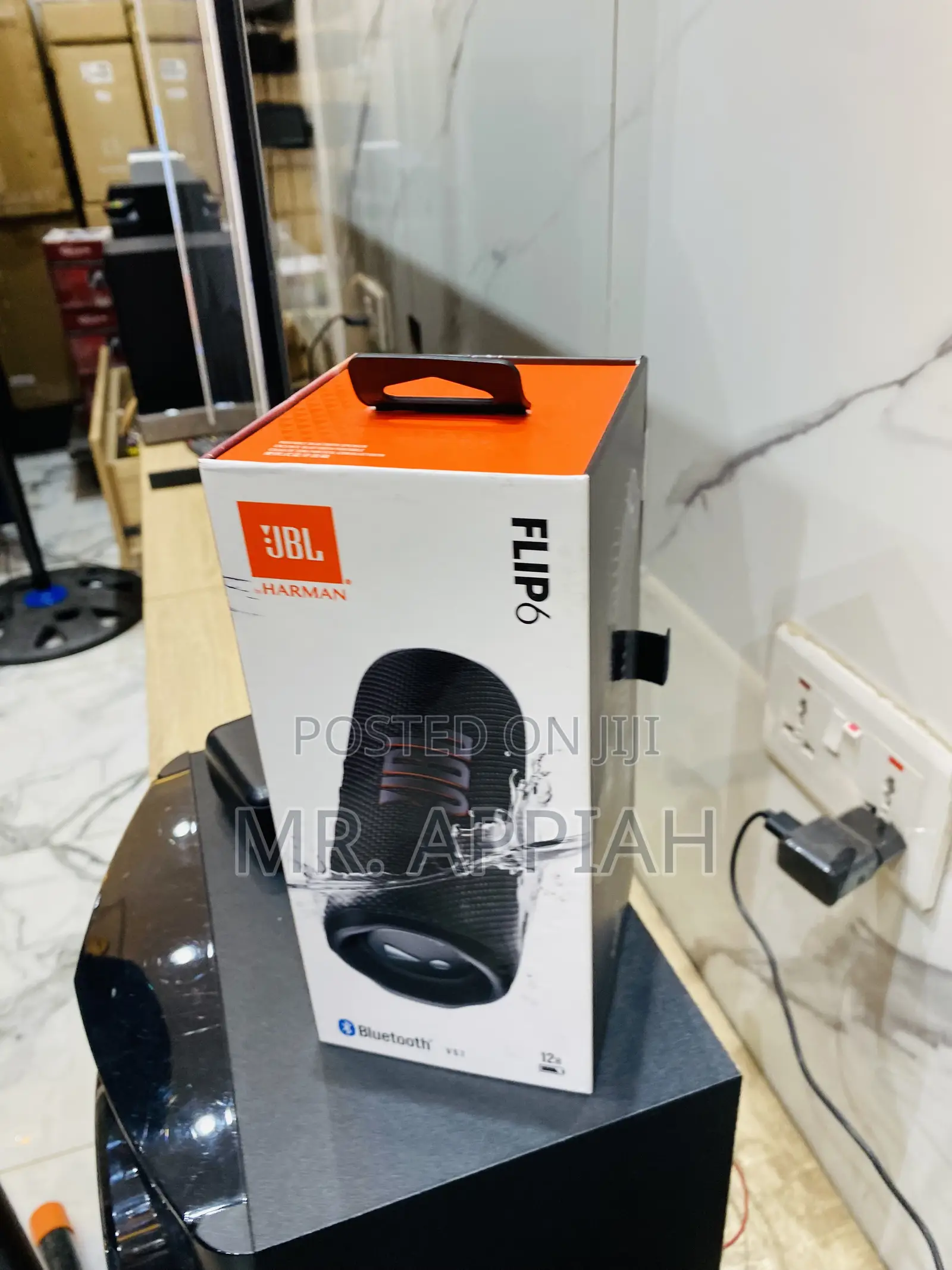 Quality JBL Flip 6 Bluetooth Speaker IP67 Waterproof-Black