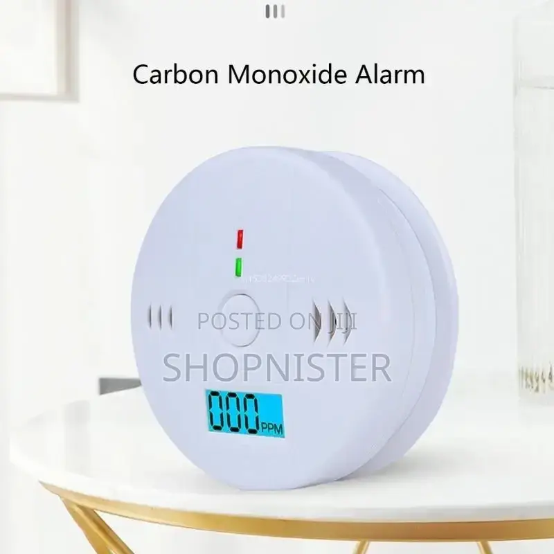 Carbon Monoxide Detector Battery-Operated LED
Digital