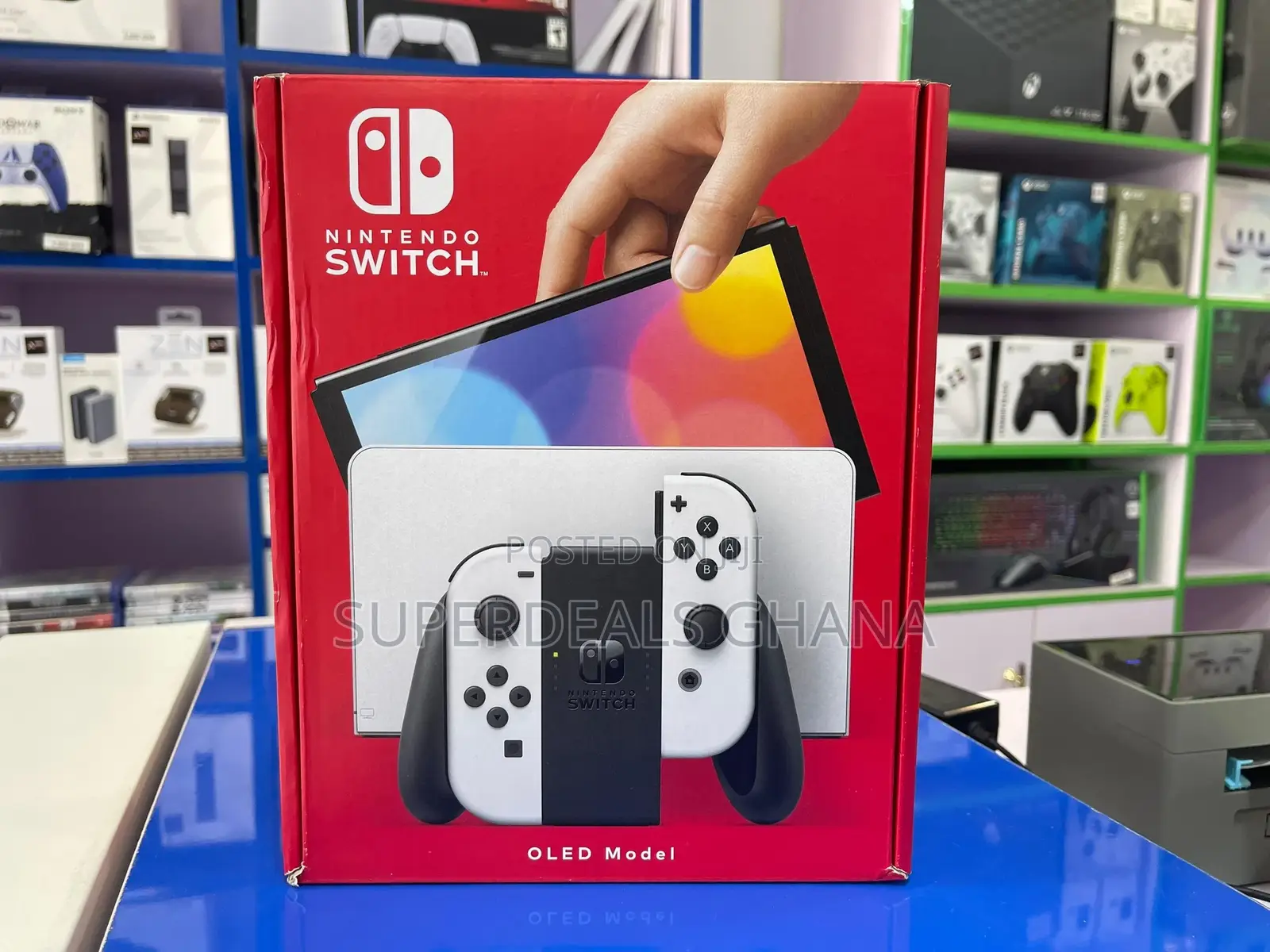 White Nintendo Switch Oled