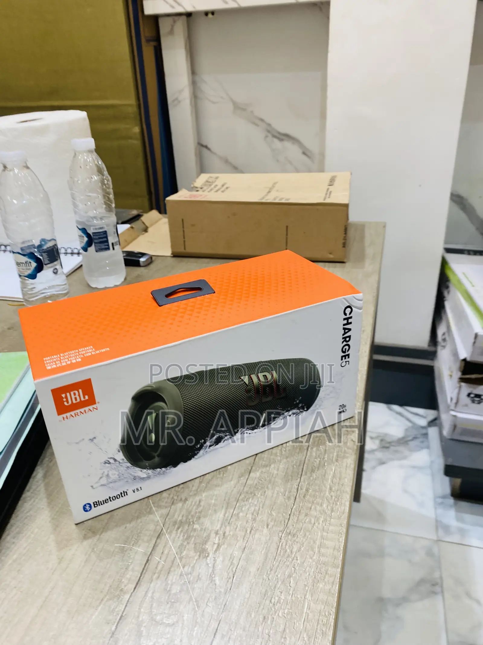 Reliable JBL Charge 5 Portable Bluetooth Speaker(Green)40W