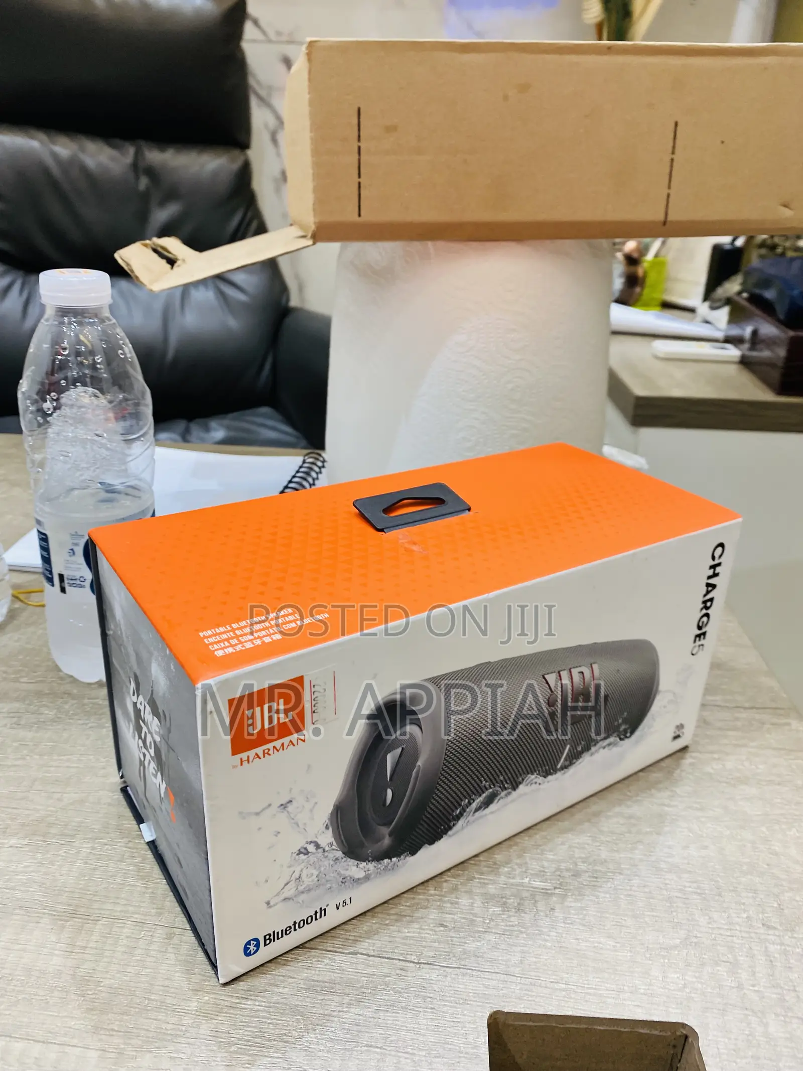 Latest JBL Charge 5 Portable Bluetooth Speaker(40W)Gray.