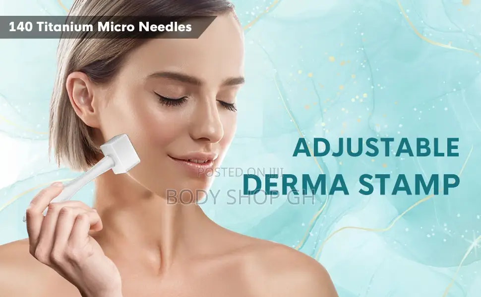 Derma Stamp -Adjustable Needle Size for Skin, Hair and Beard
