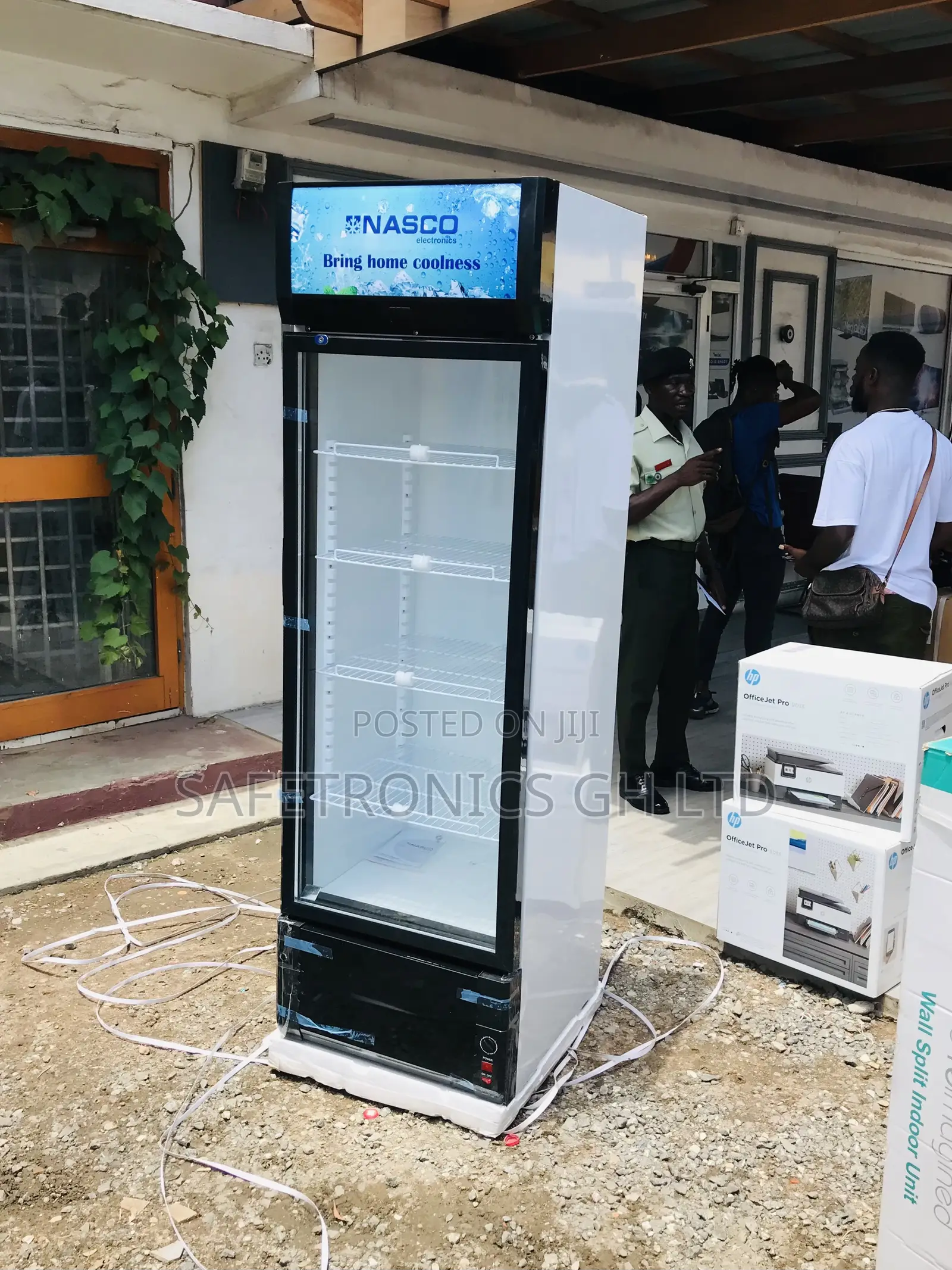 Electric Display Nas-Fl400-1dr Singledoor Glass Fridge