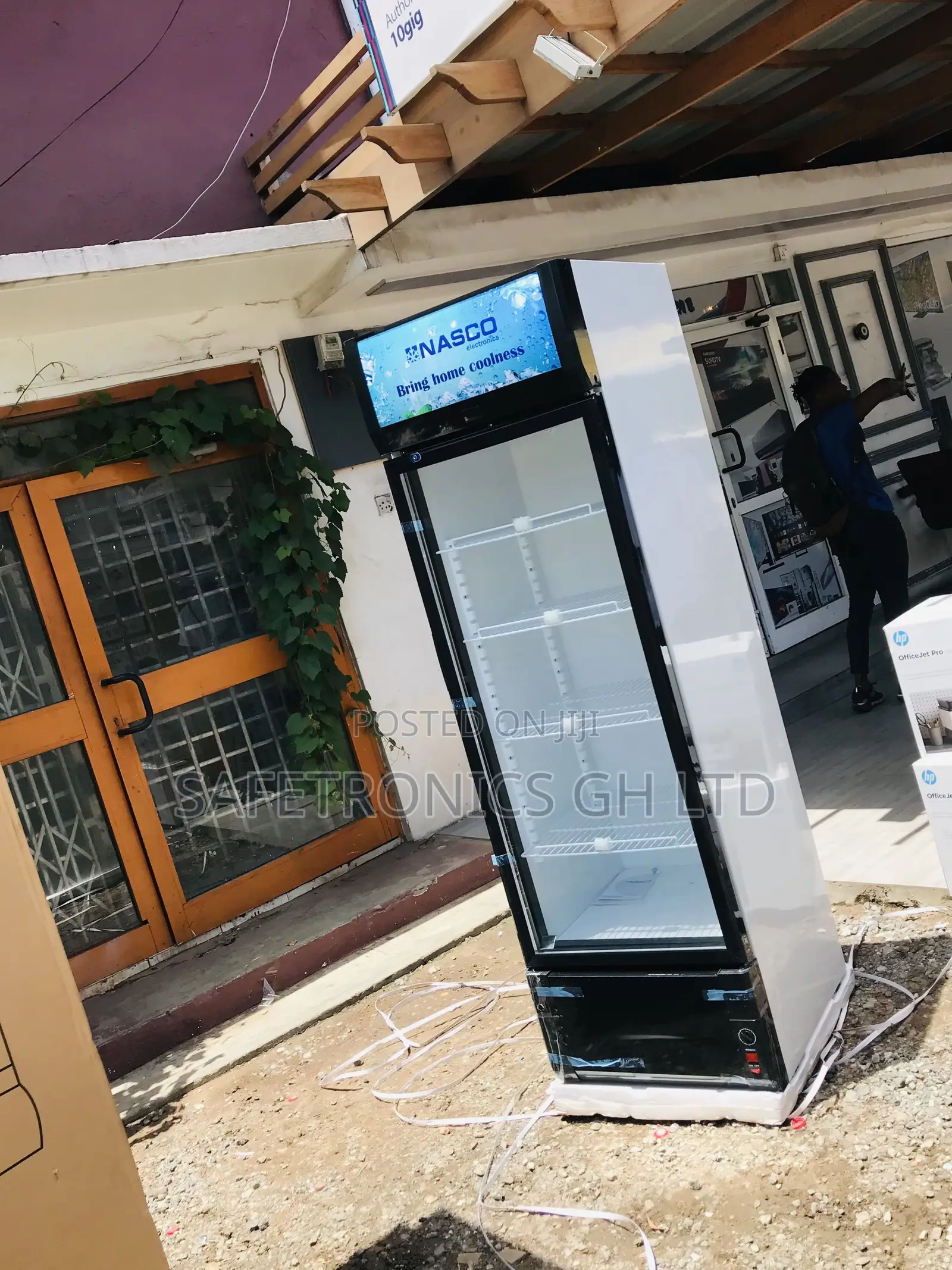Original Glass Nas-400fl-1dr Singledoor Nasco Fridge