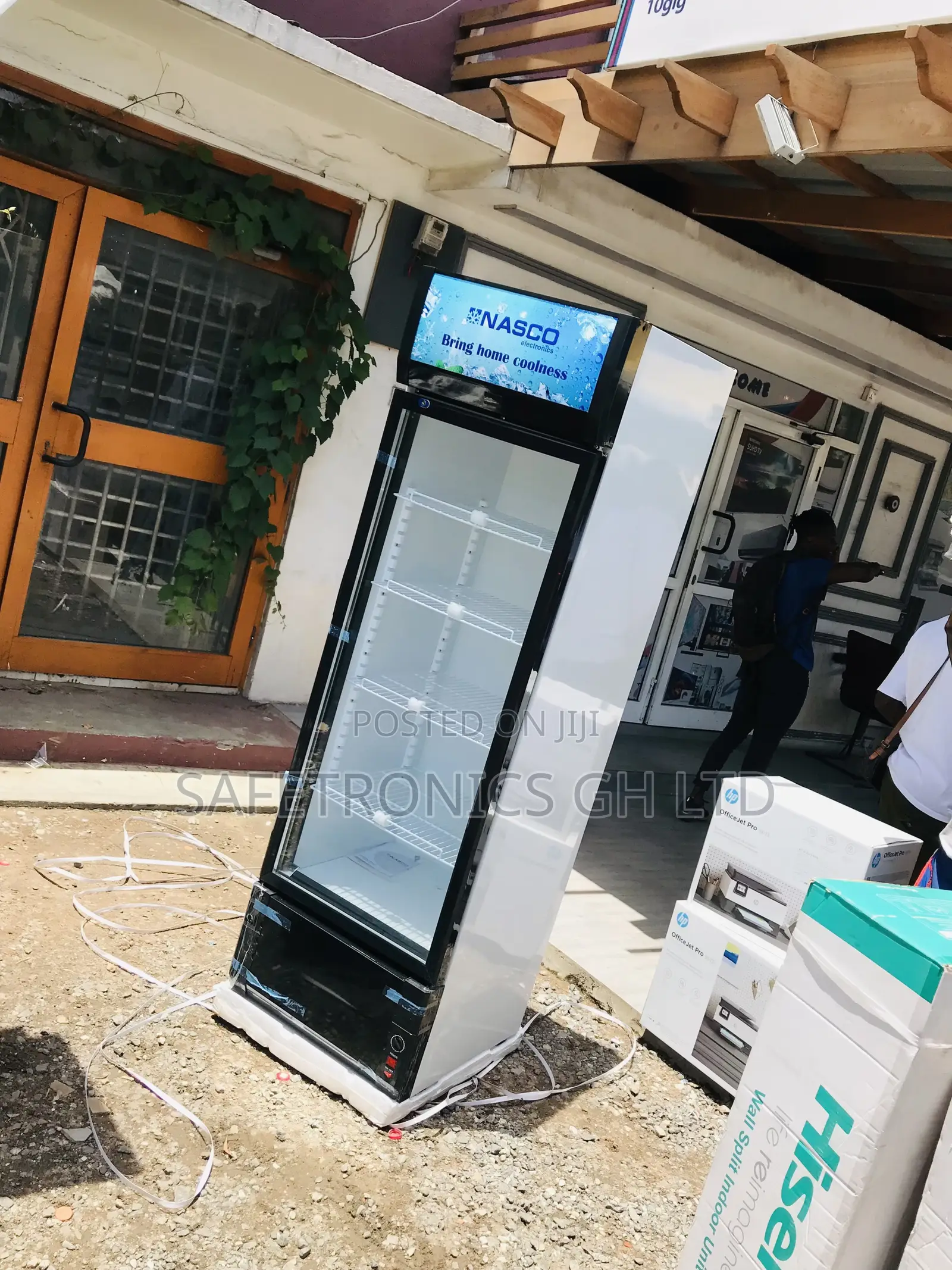 Purchase Glass Display Singledoor Nas-Fl400-1dr Fridge