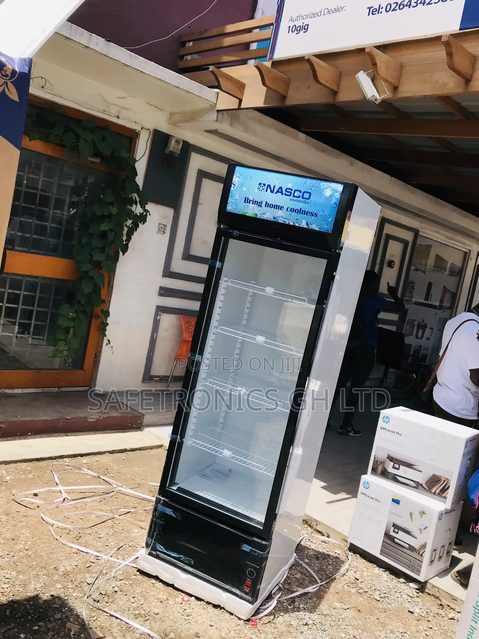Adjustable Nas-Fl400-1dr Display Nasco Glass Singledoor