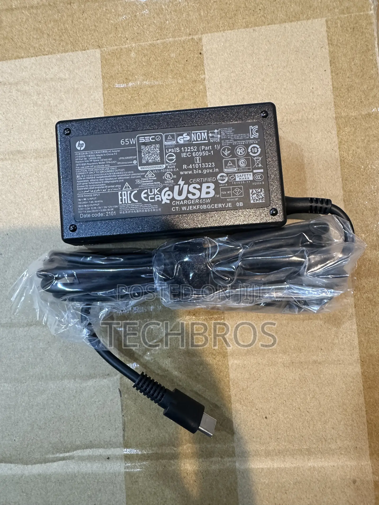 Original HP Type C Charger 65W