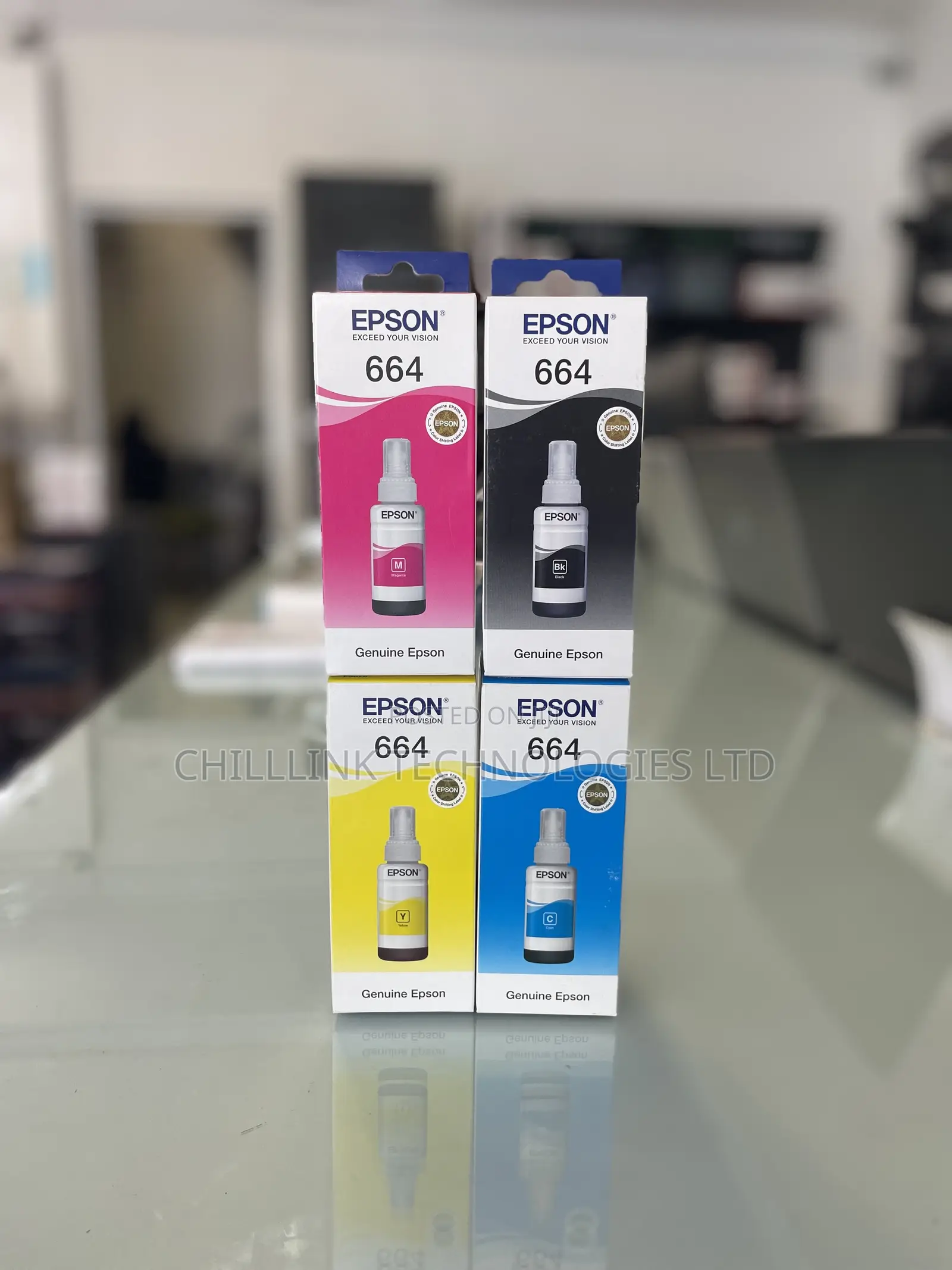Epson Inks 664 Black,Yellow,Cyan ,Magenta