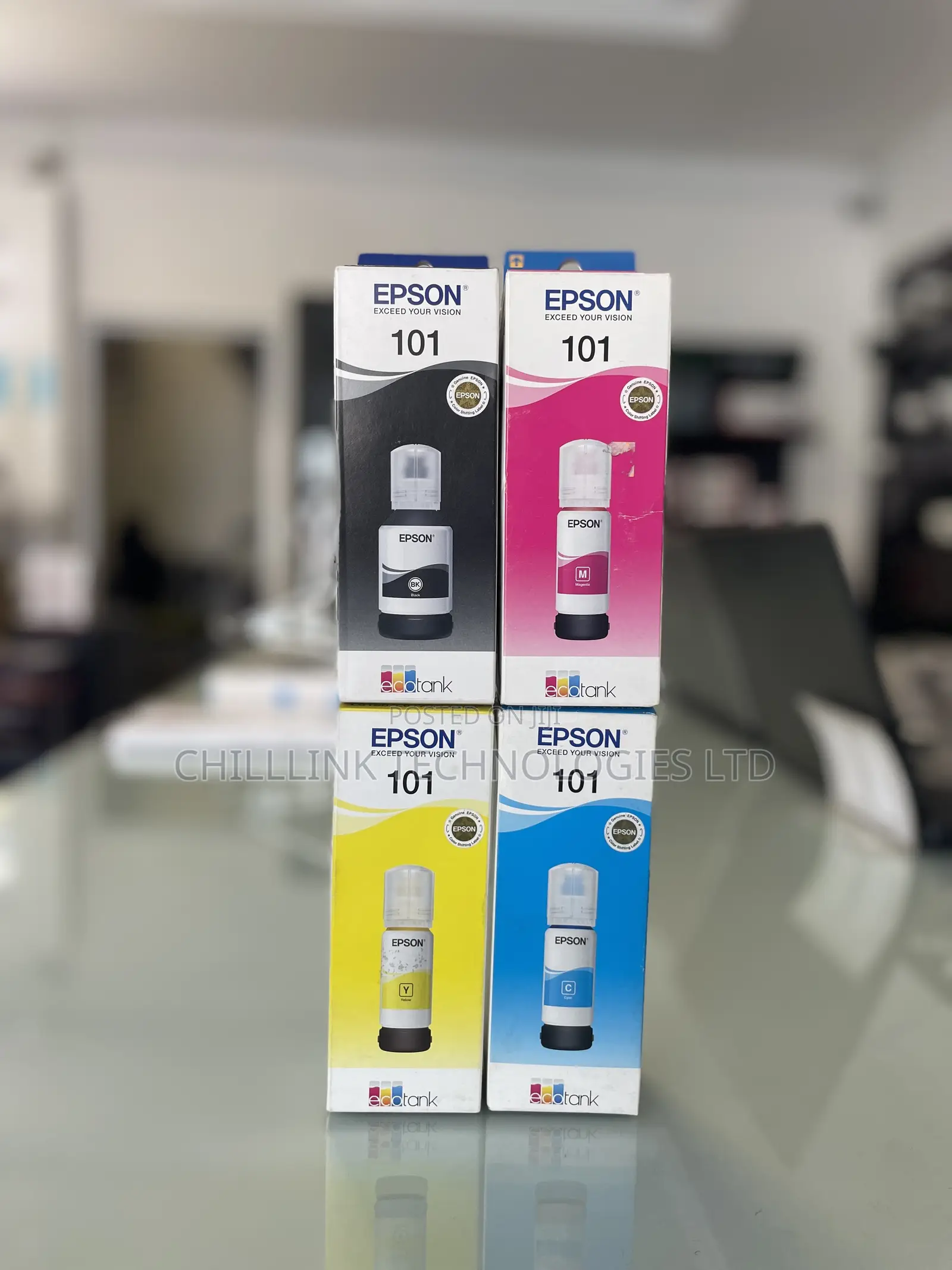 Epson 101 Inks Black,Yellow,Cyan,Magenta