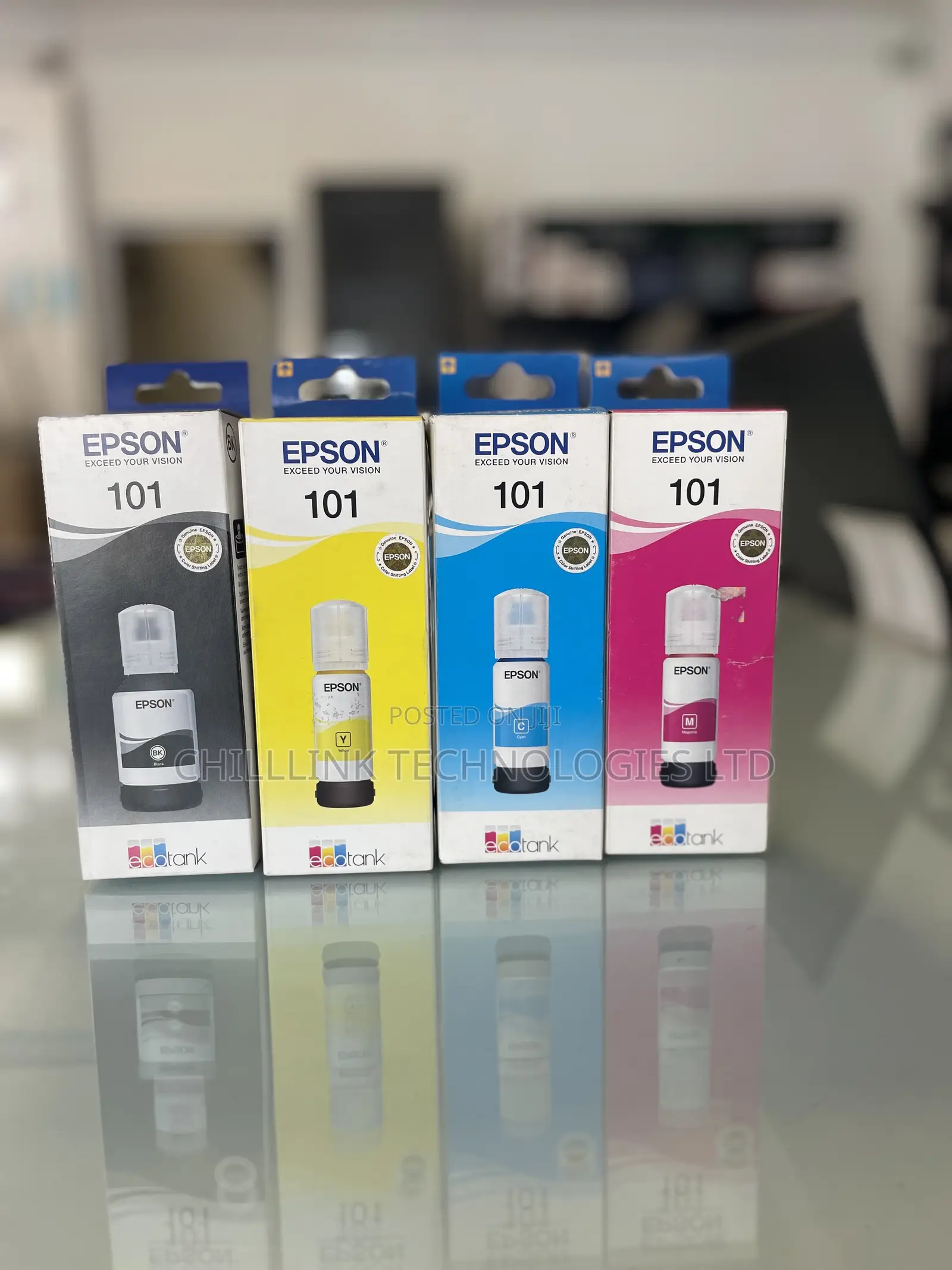 Epson 101 Inks Black,Yellow,Cyan,Magenta