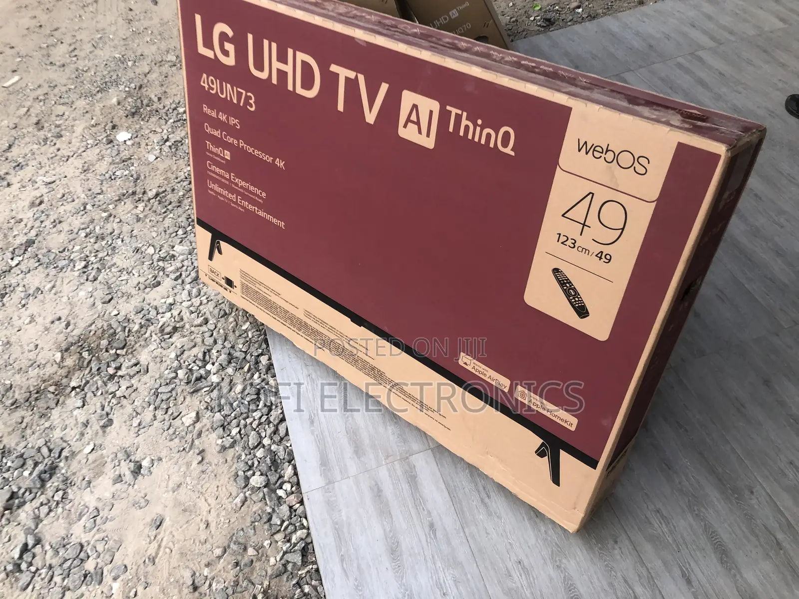 3X HDMI 2X USB LG 49un7340 49" Ultra HD Smart TV