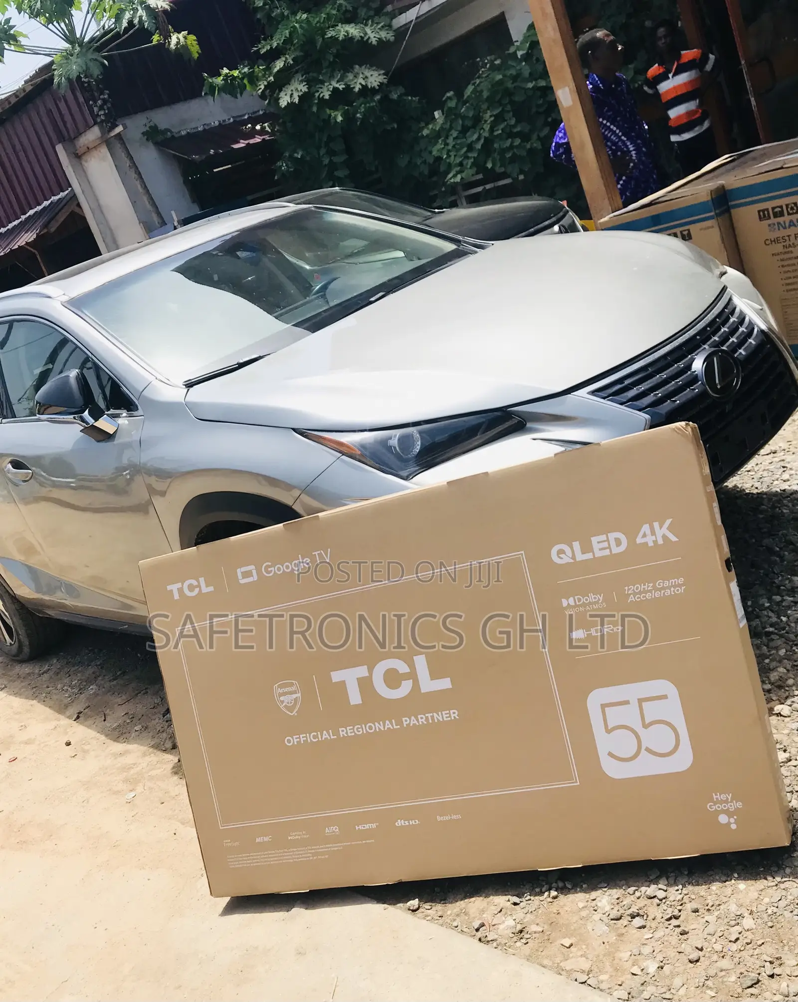 TCL Glossy Led Smart 55 Inches Qled Electric UHD Tv