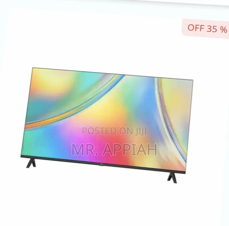 Latest TCL 43s5400 43” Full HD Screen Google Led Tv,Black