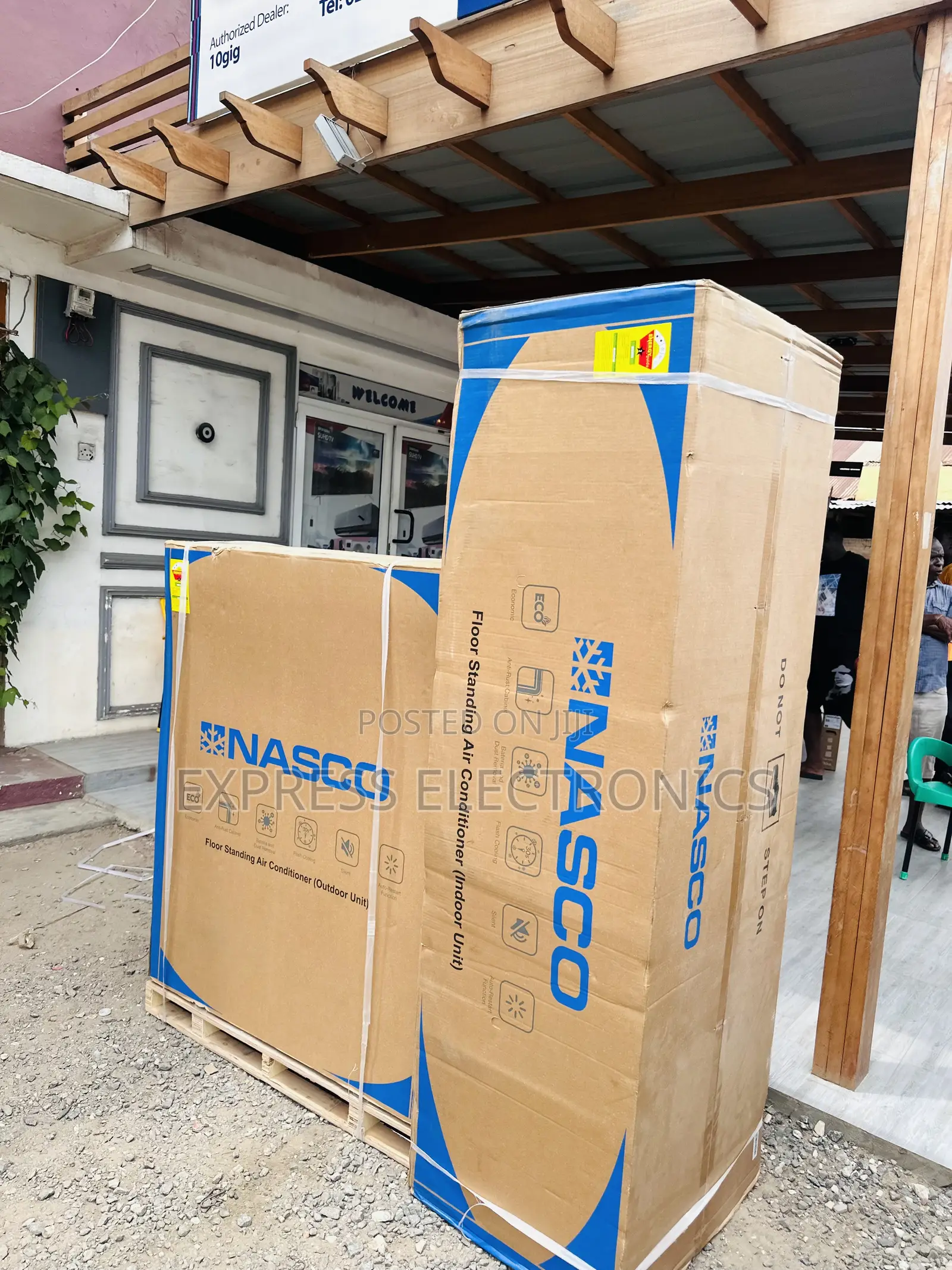 Unique Nasco 5hp Floor Standing Air Conditioner White. 