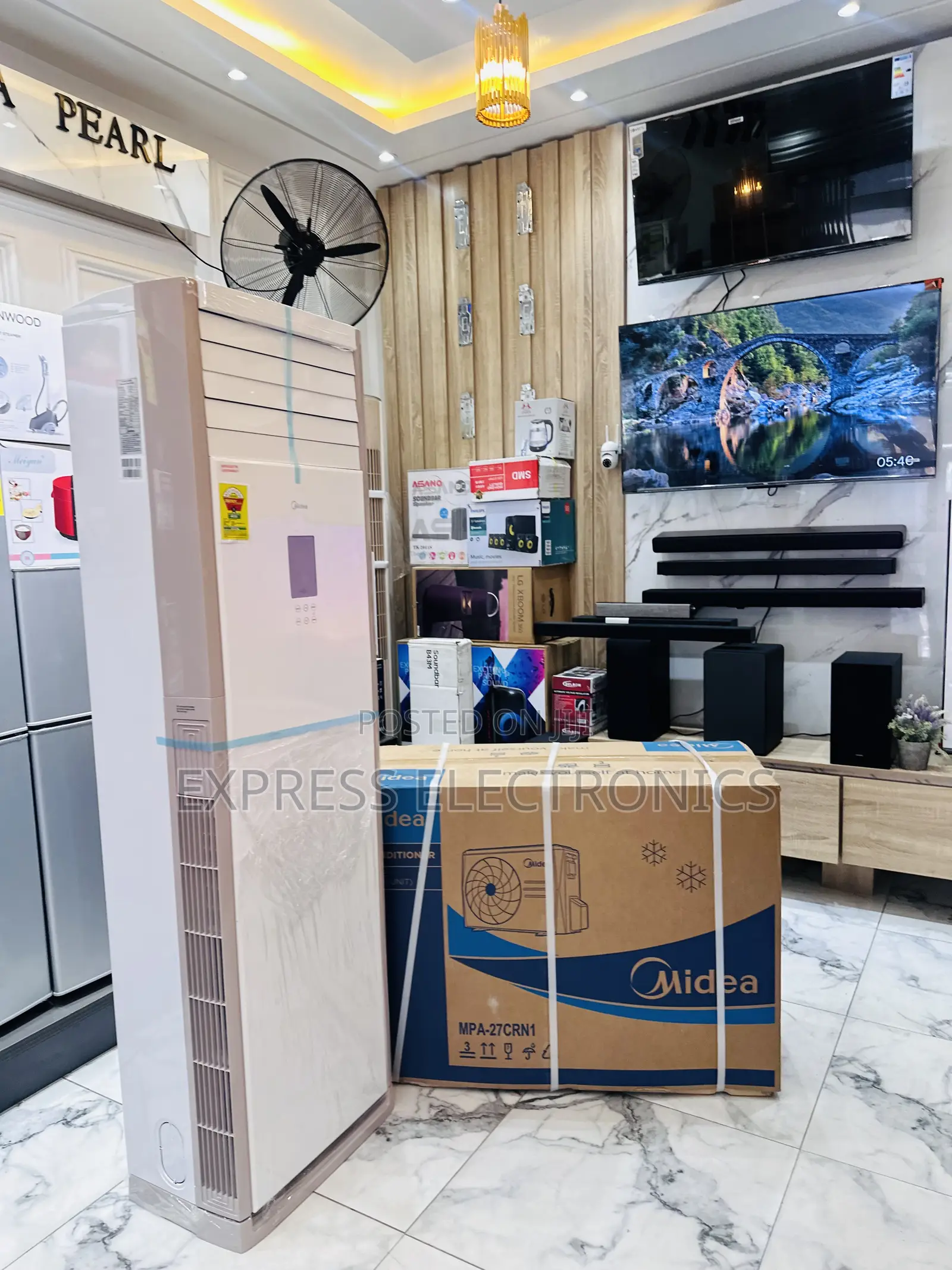 3hp Split R410 Gas Midea White Air Conditioner
