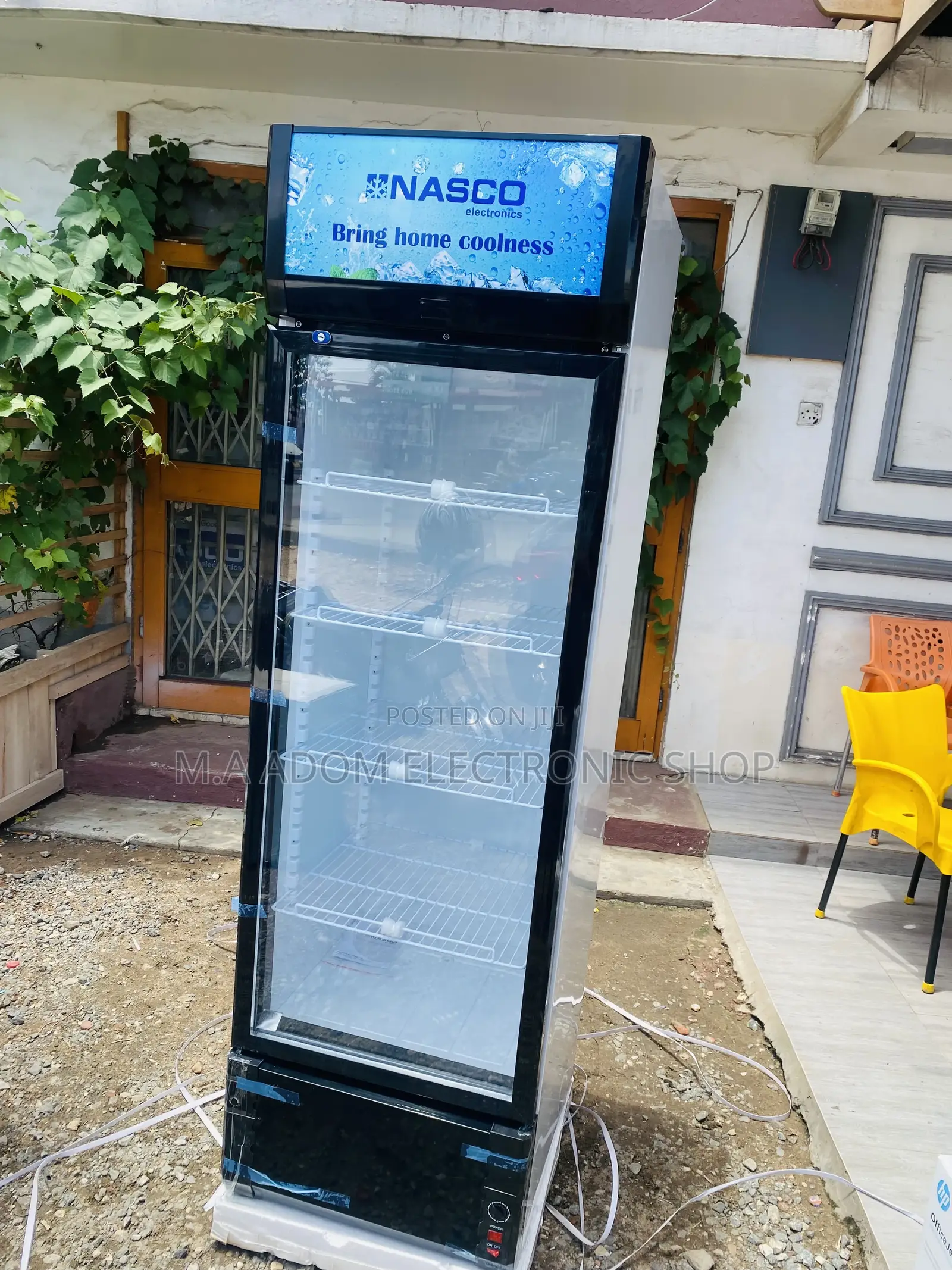 Sealed in Box Nasco Nasfl360-1dr Electric Display Fridge.