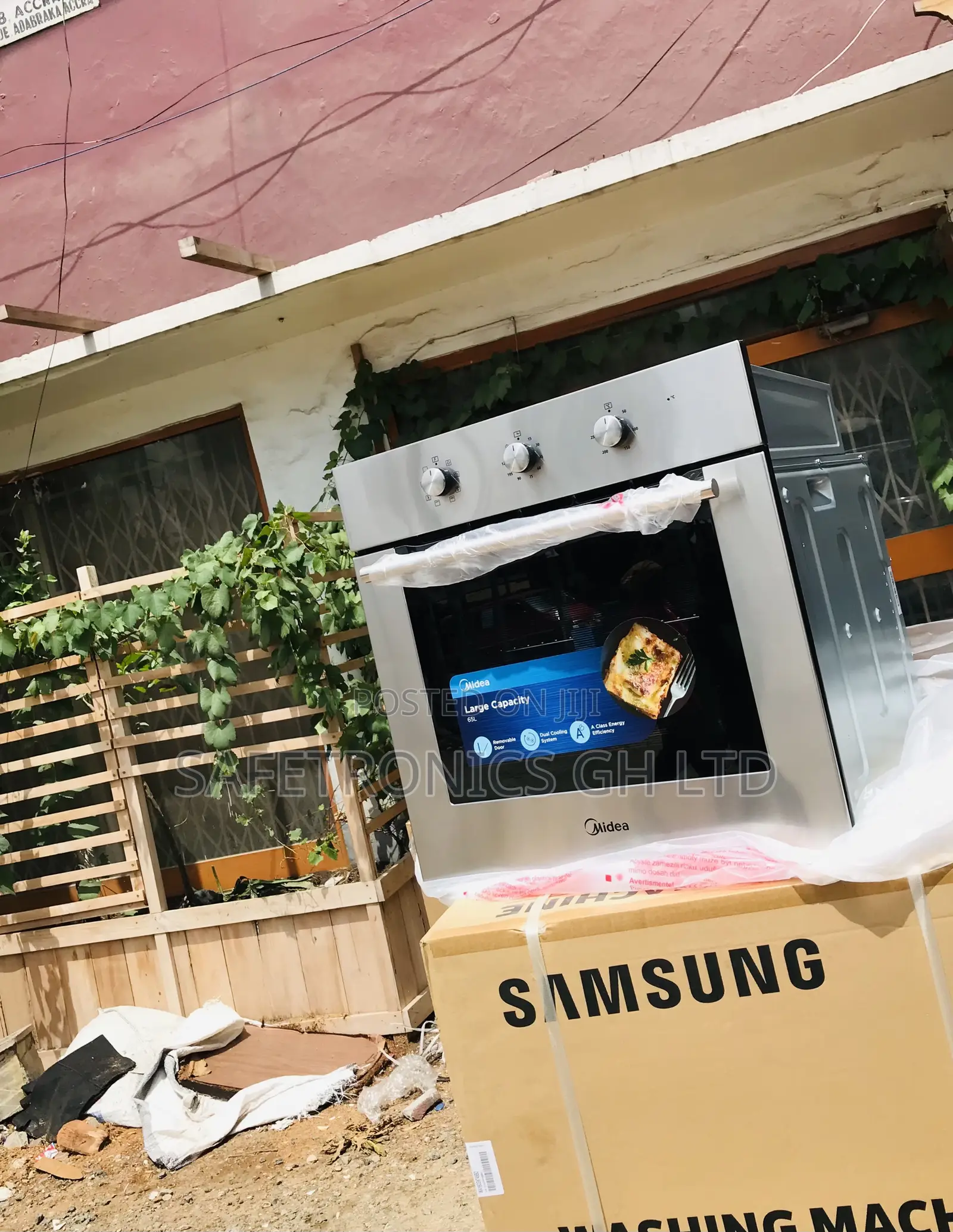 65M80M1 60 Cm Gray Midea Built-in Electric Microwave