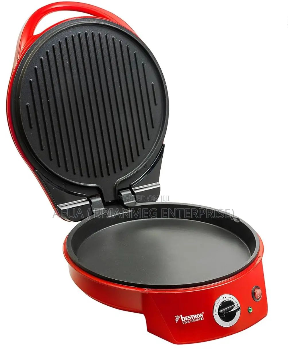 Bestron Electric Grill Pizza Oven, Viva Italia