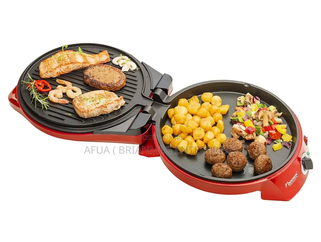 Bestron Electric Grill Pizza Oven, Viva Italia
