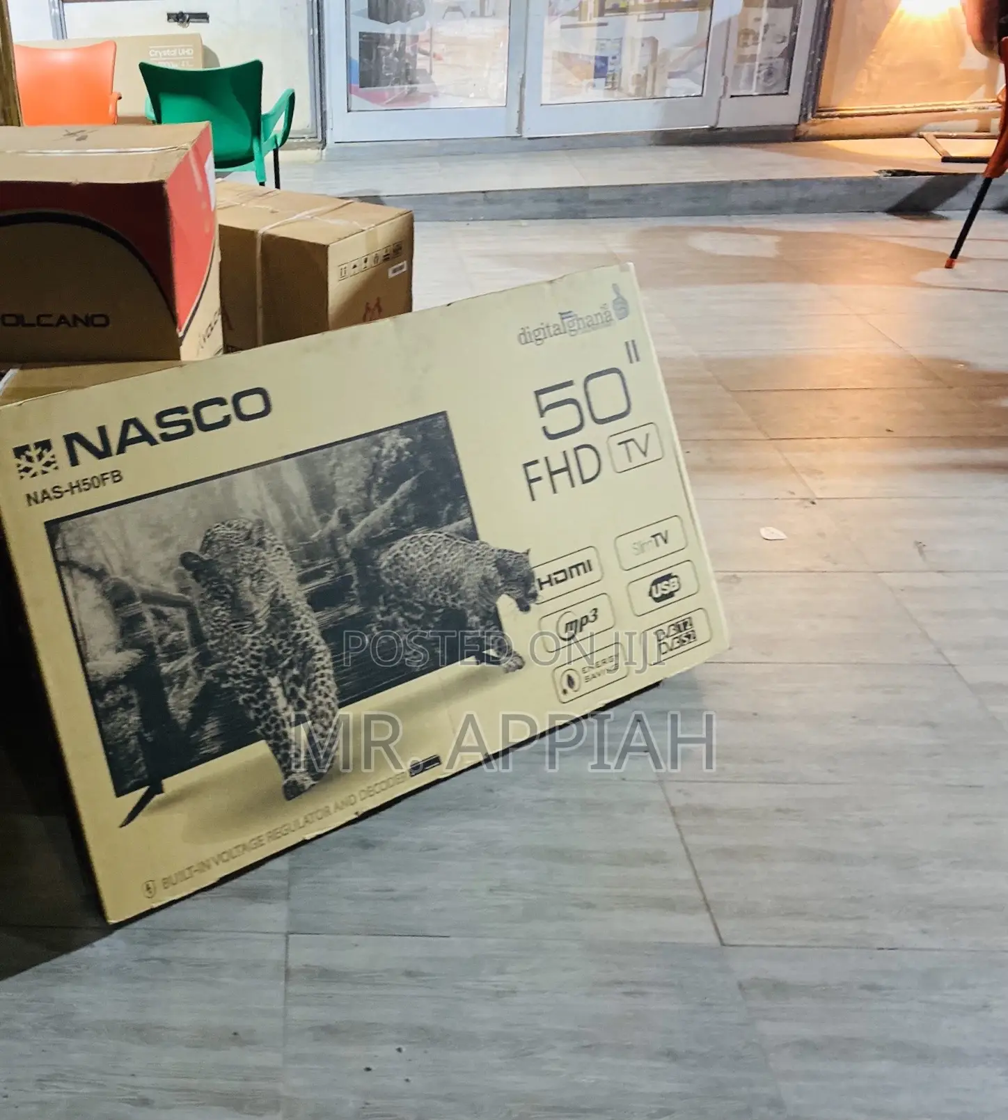Shop Nasco 50 Inch Led FHD Digital Satellite Tv(Black).