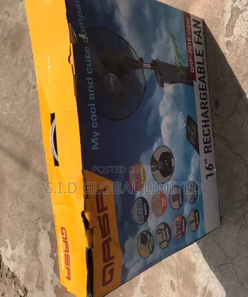 Wonderful Rechargeable Standing Fan