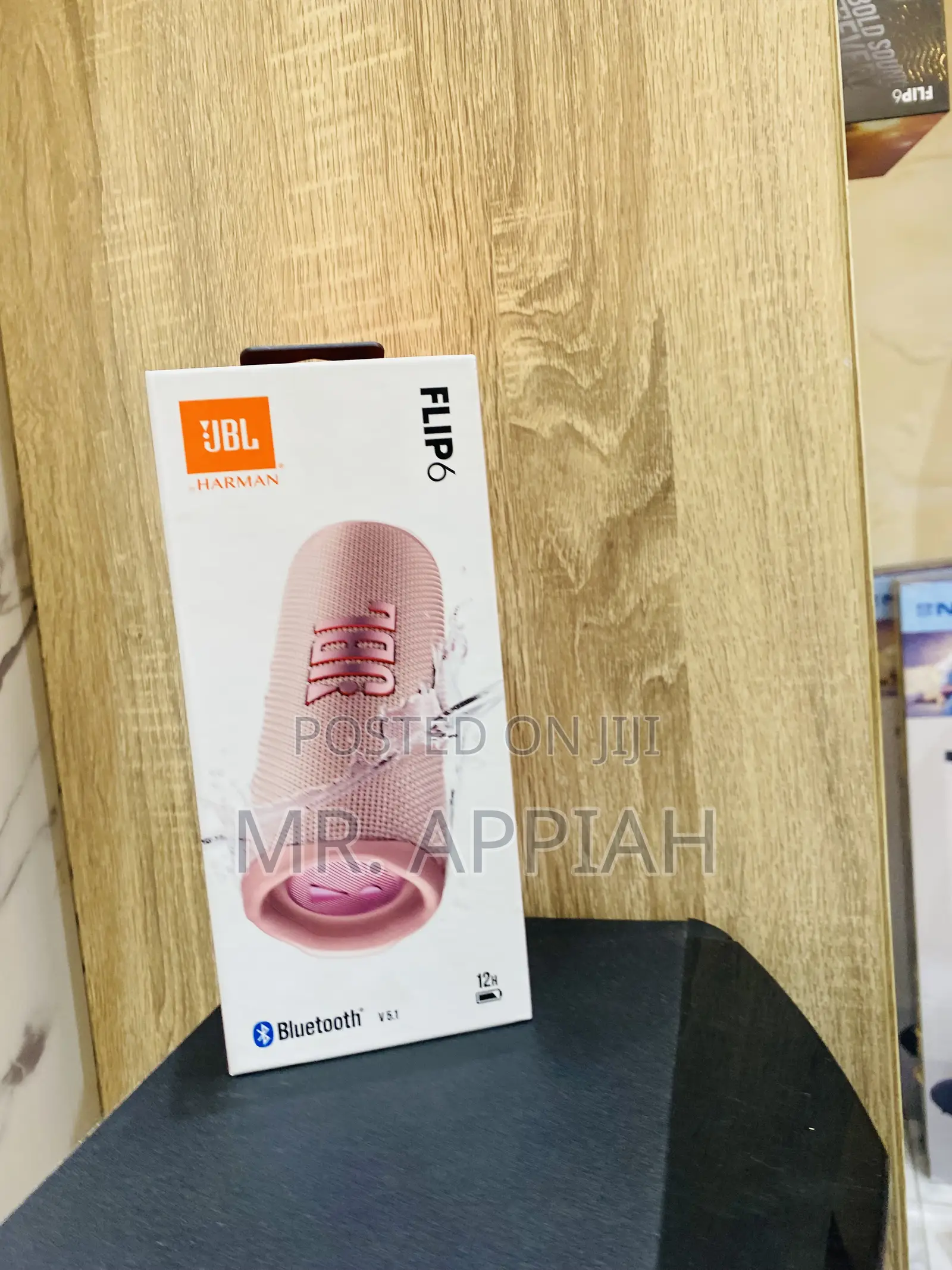 Adorable JBL Flip 6(Pink)Portable Bluetooth Speaker.
