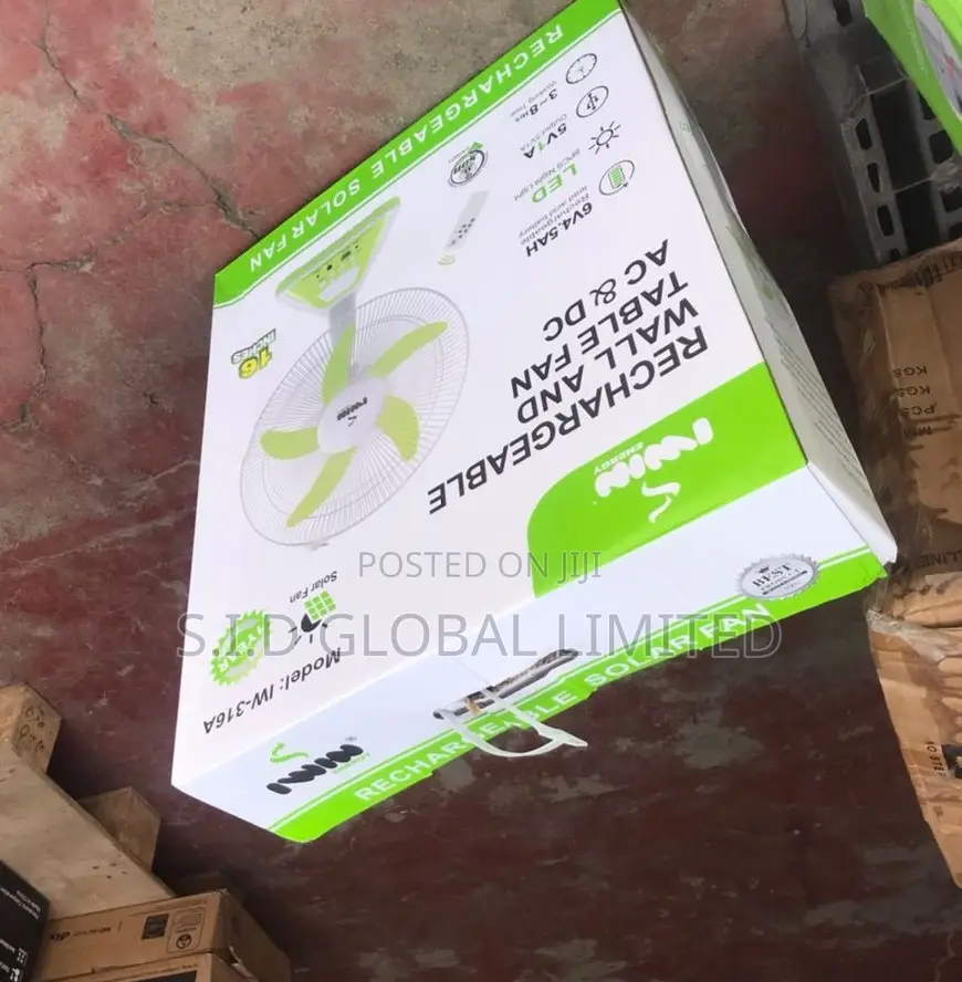 Enjoy Best Rechargeable Solar Standing Fan