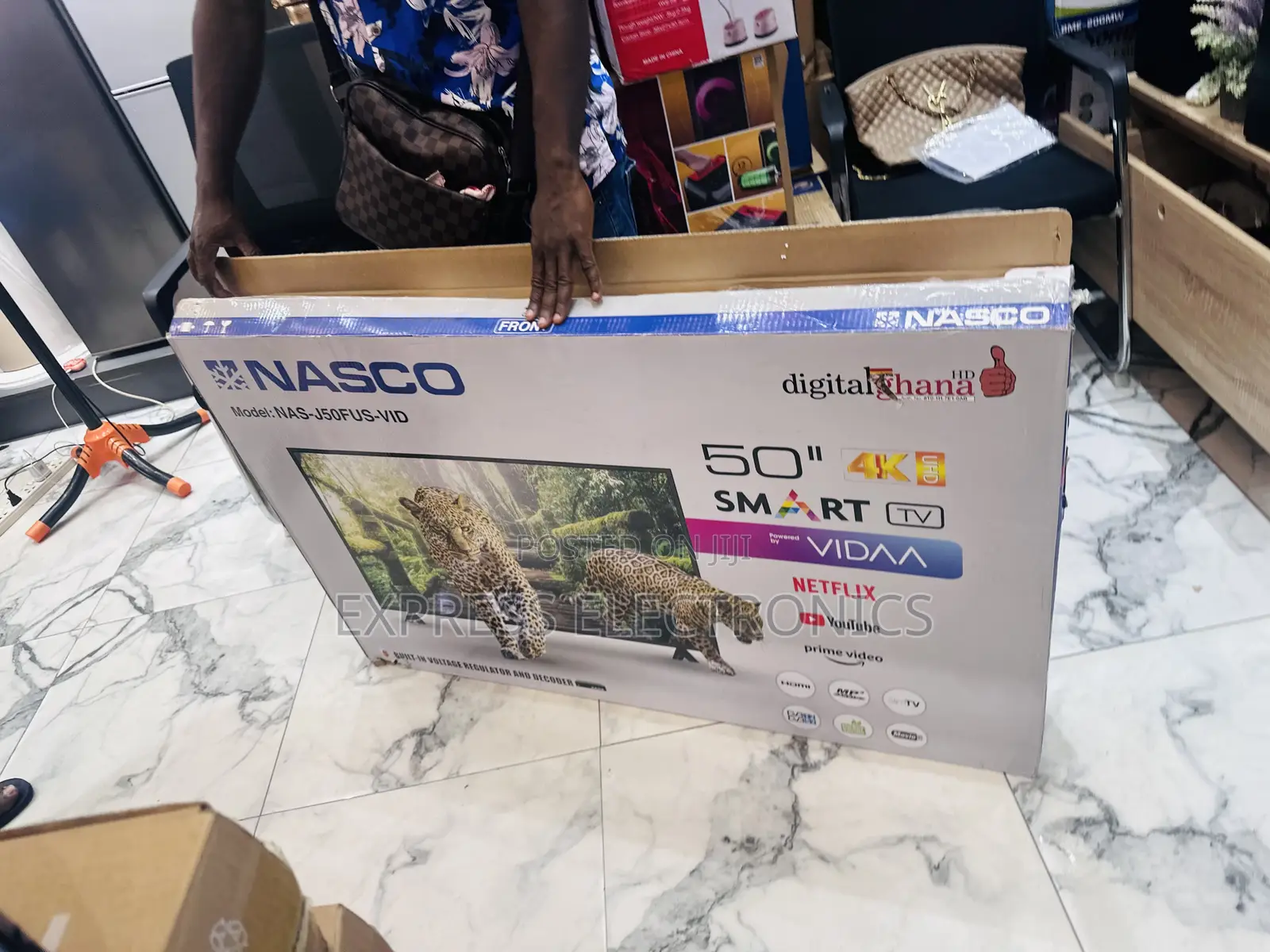 Text Us for Your Smart UHD Nasco 50”