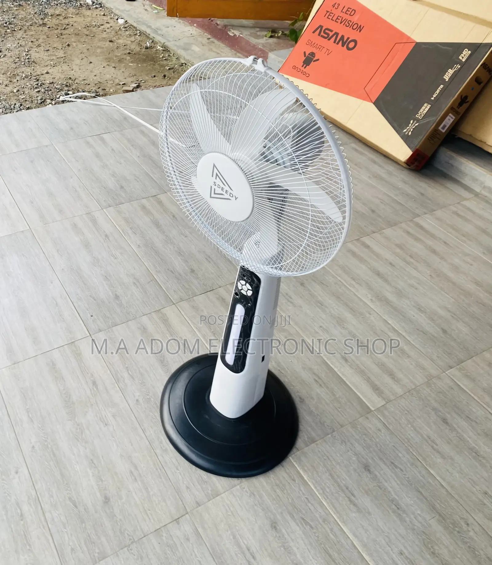 Fabulous Speedy Rechargeable Electric Standing Fan.