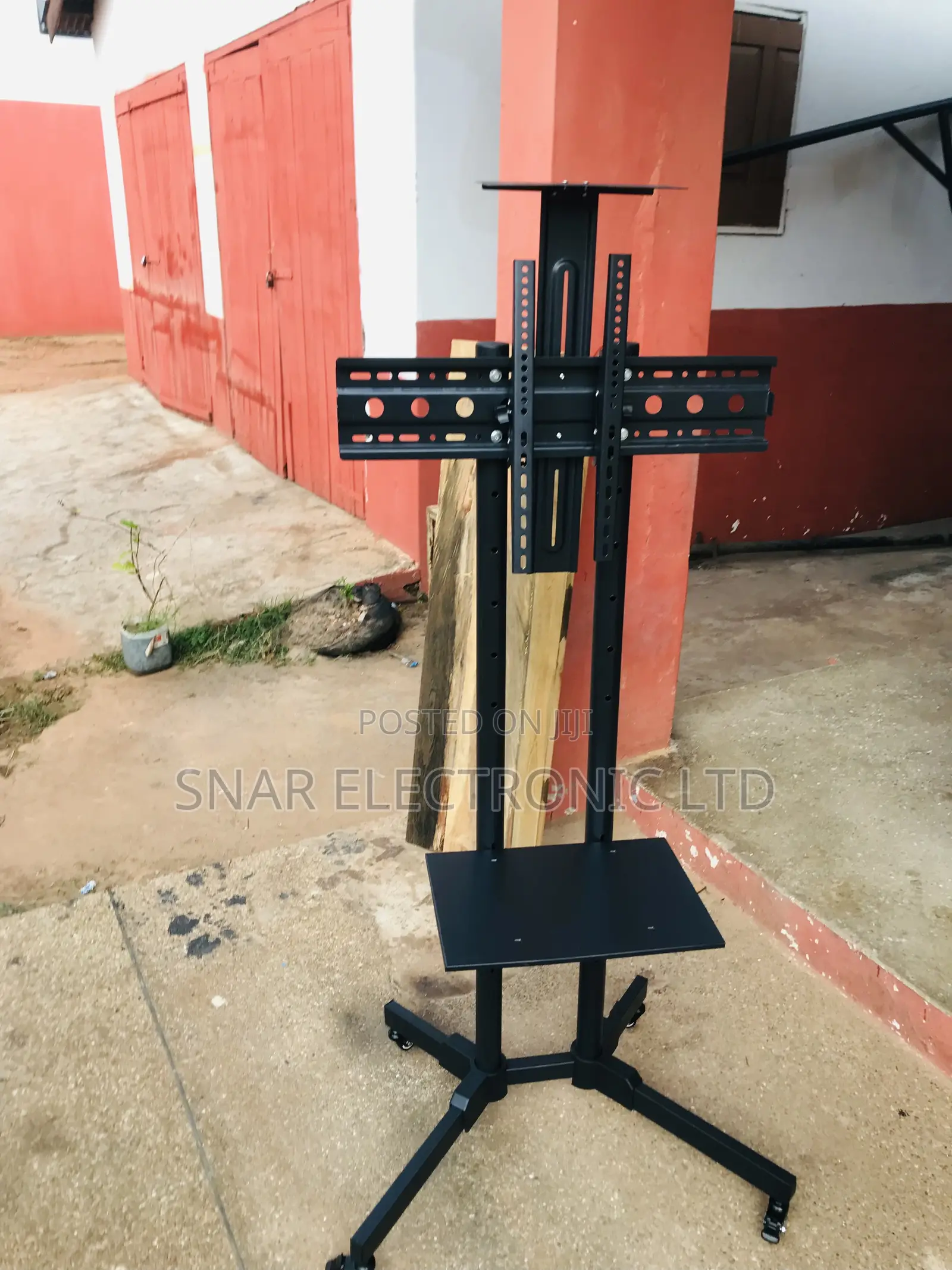 Highly Universal Mobile TV Cart Stand With Adjustable