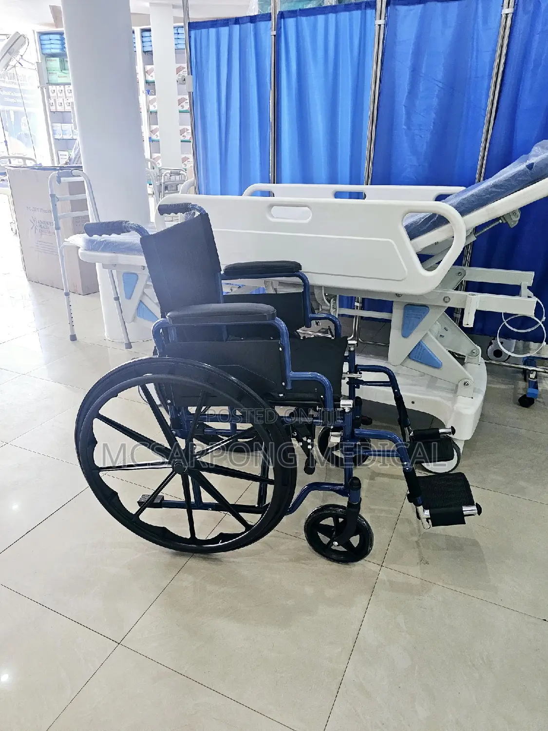 American Heavier Weight Robust Manual (Drive) Wheelchair)