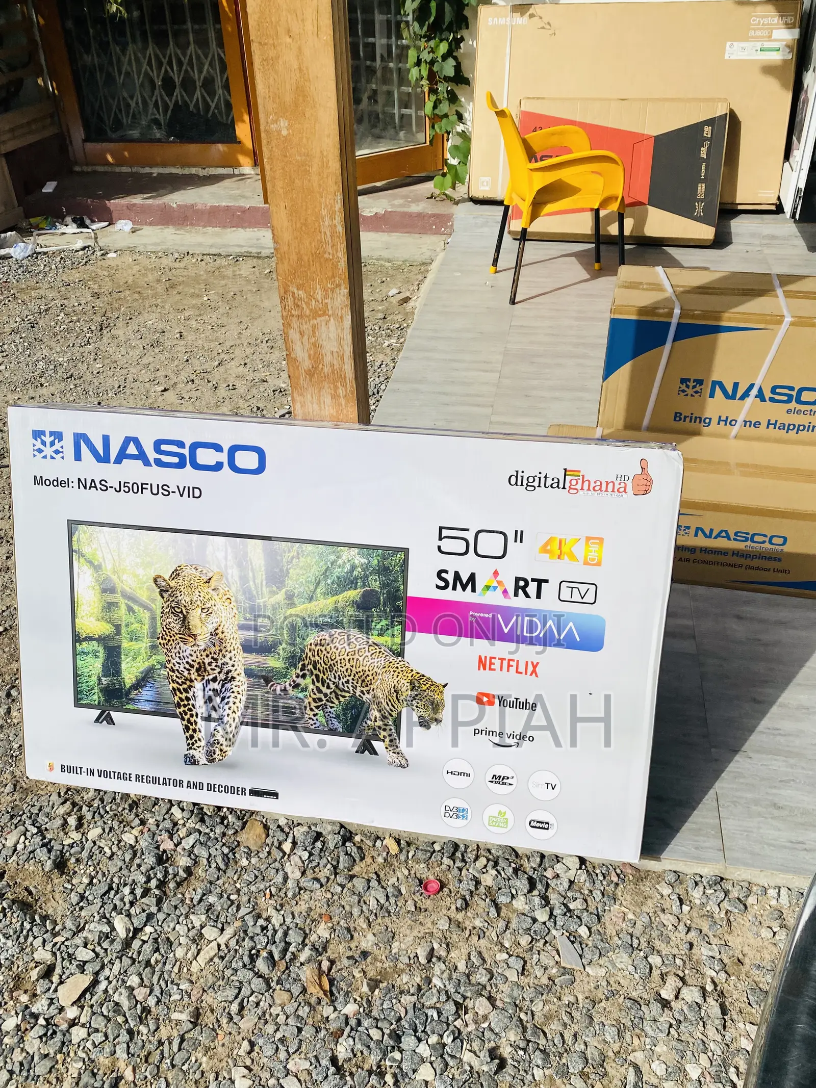 Durable Nasco 50 Inch Led Uhd/ Smart Satellite Tv.