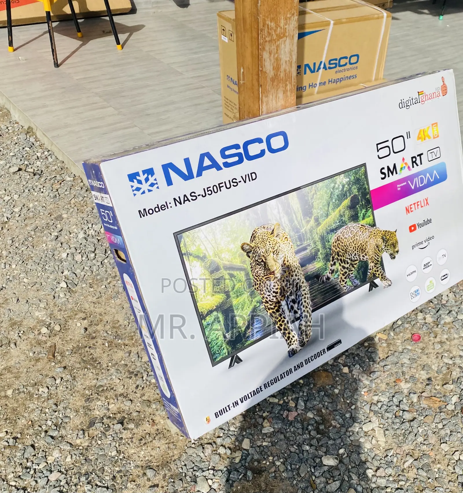 Energy Sufficient Nasco 50 Inch Uhd/ Smart Television.