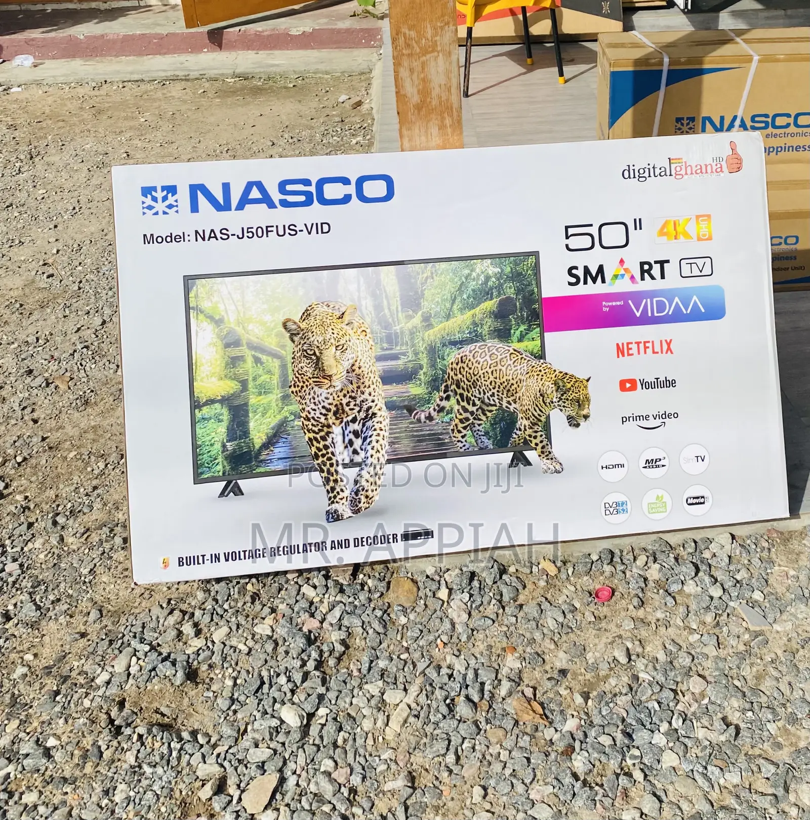 Energy Sufficient Nasco 50” Led Uhd/ Smart Satellite Tv