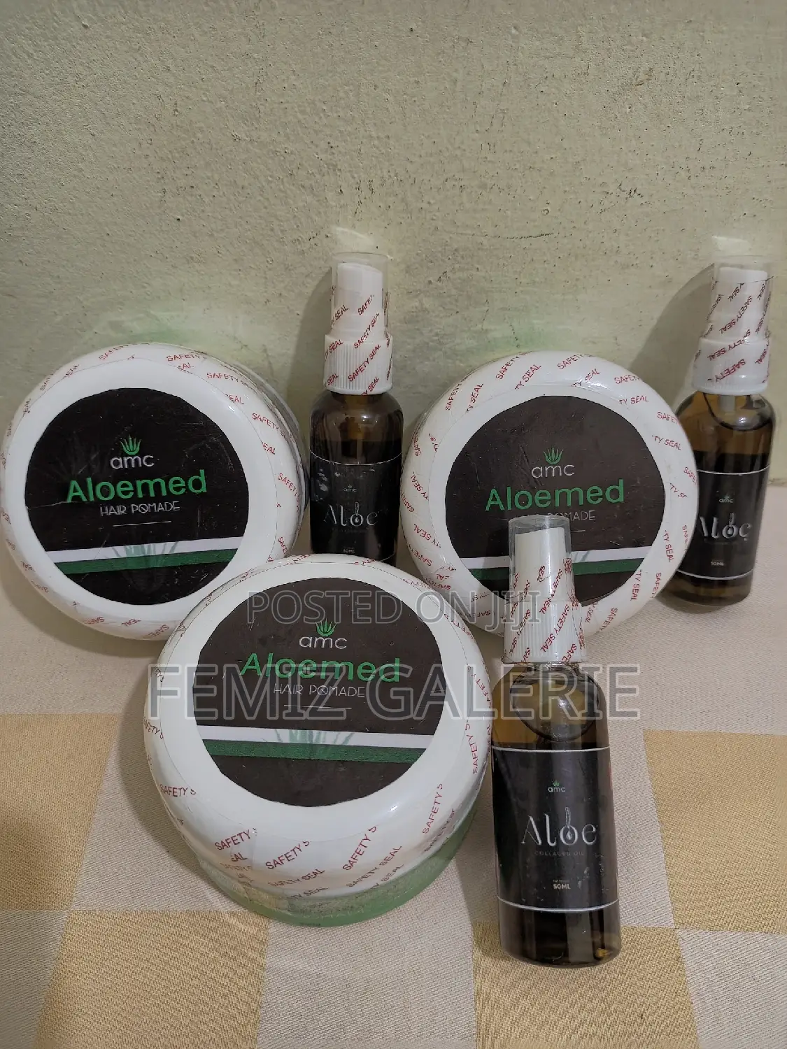 Aloemed Beard and Hair Growth Set