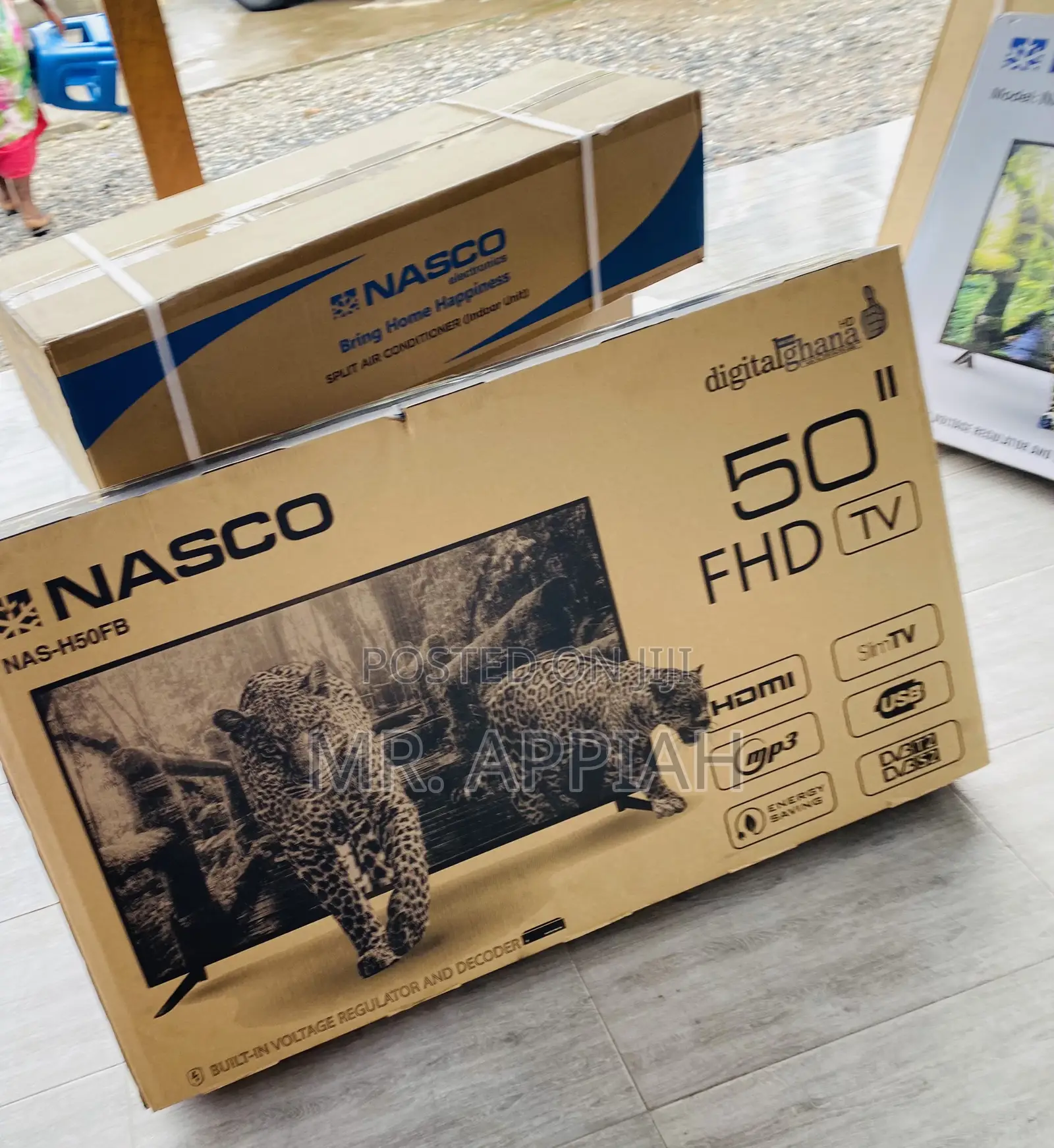Shop Nasco 50 Inch Led FHD Digital Satellite Television.