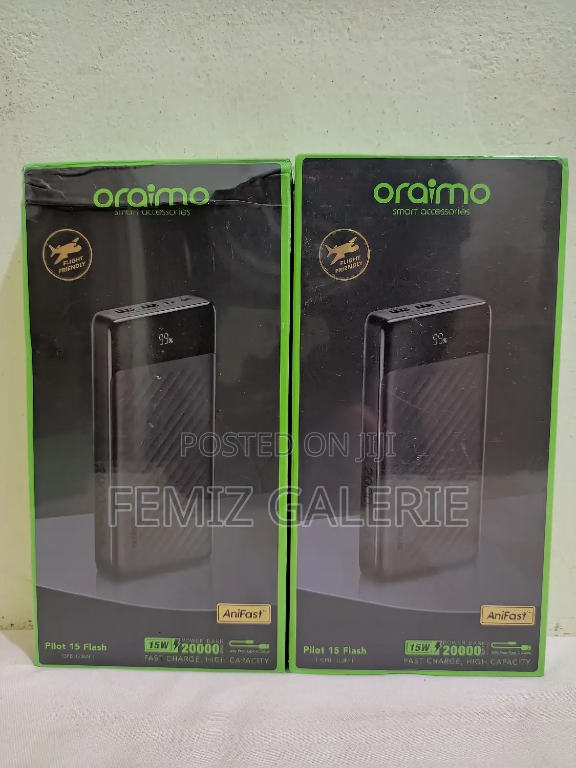 Oraimo Pilot 15 Flash 20000mah 15W
