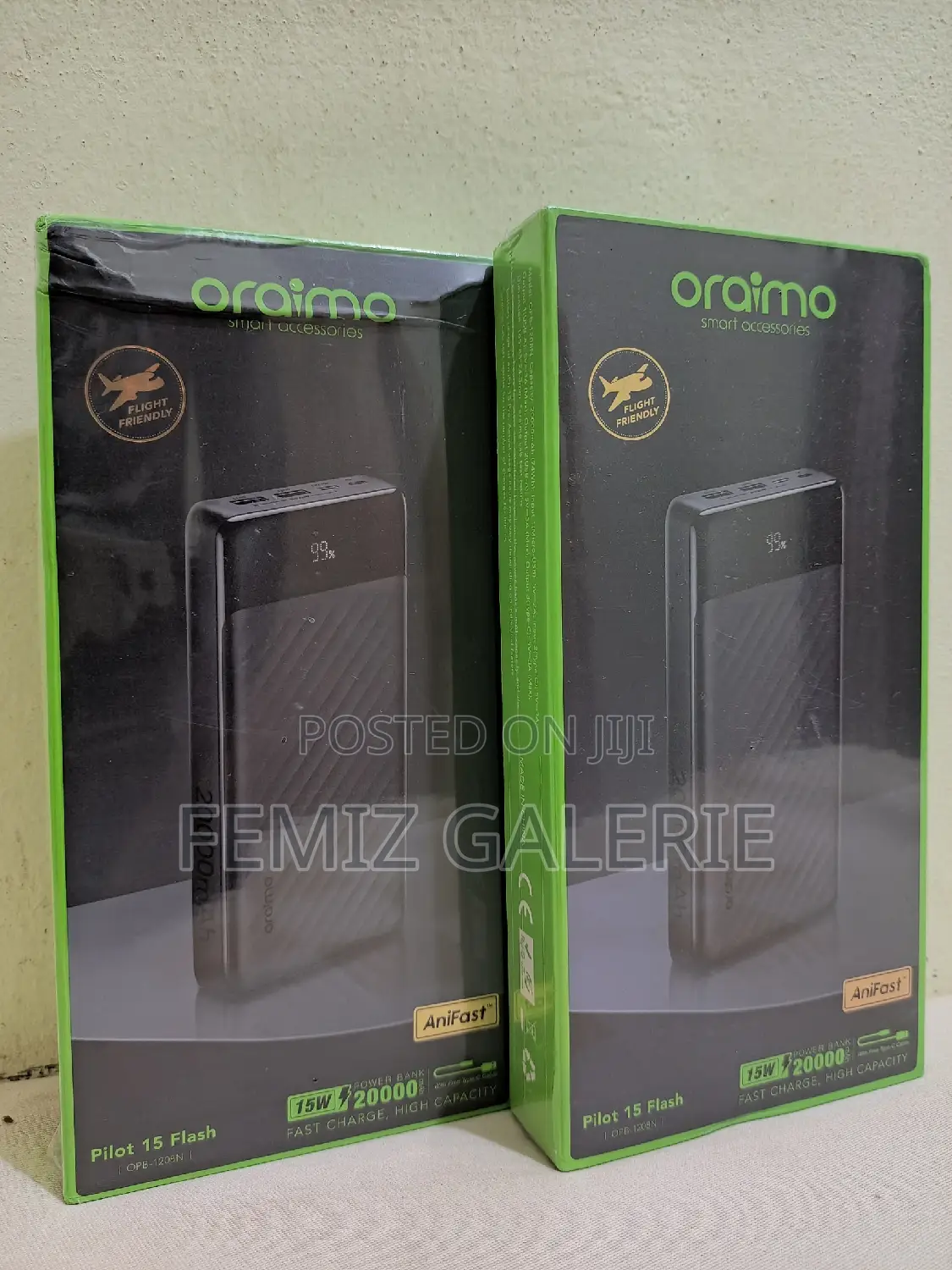 Oraimo Pilot 15 Flash 20000mah 15W