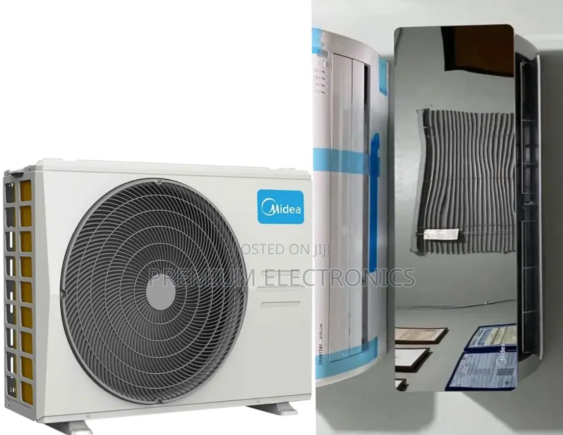 Midea One-of-a-Kind R32 Inverter 1.5hp Black-Mirror Ac